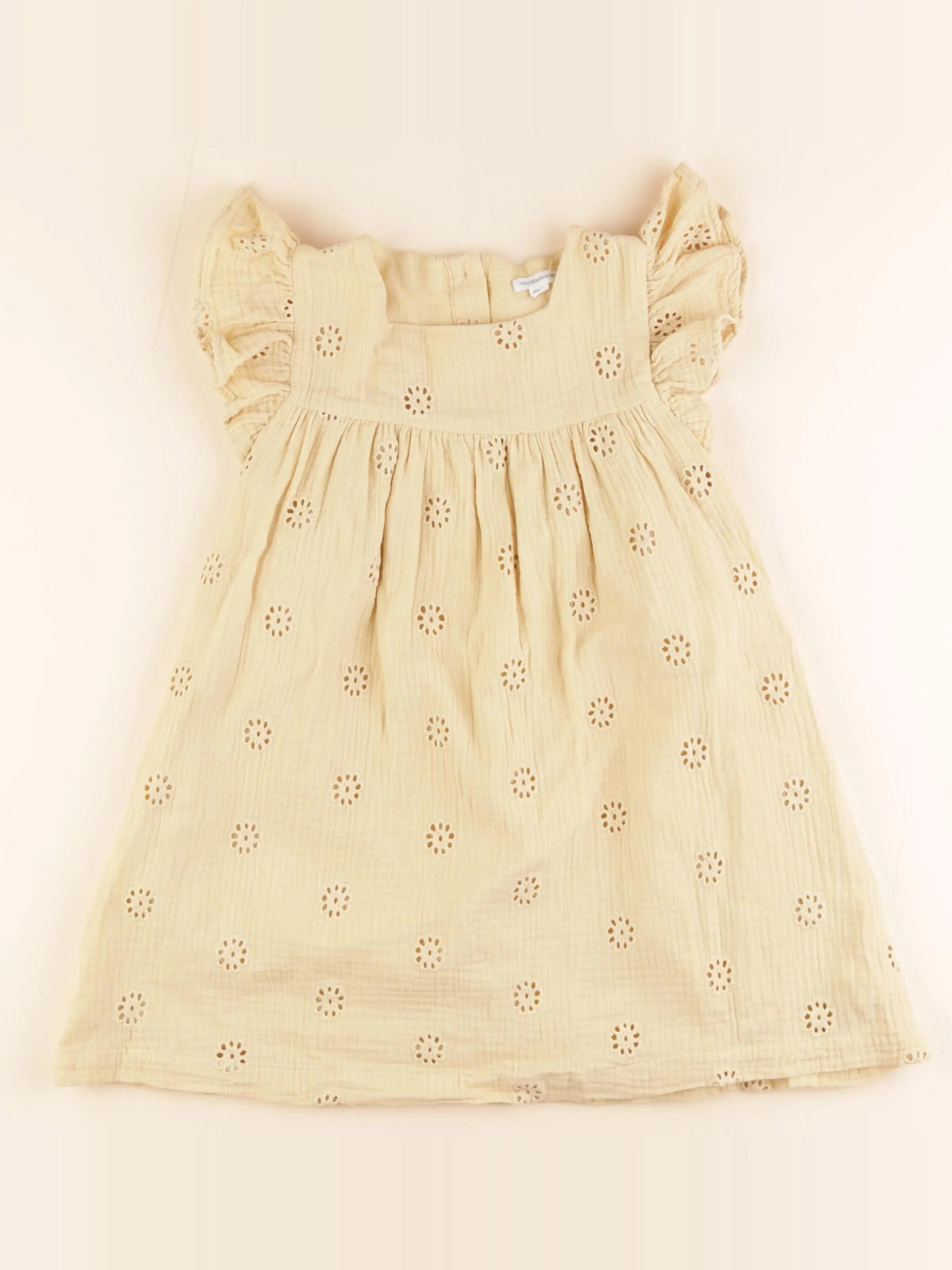 Vertbaudet - robe jaune - 6 ans