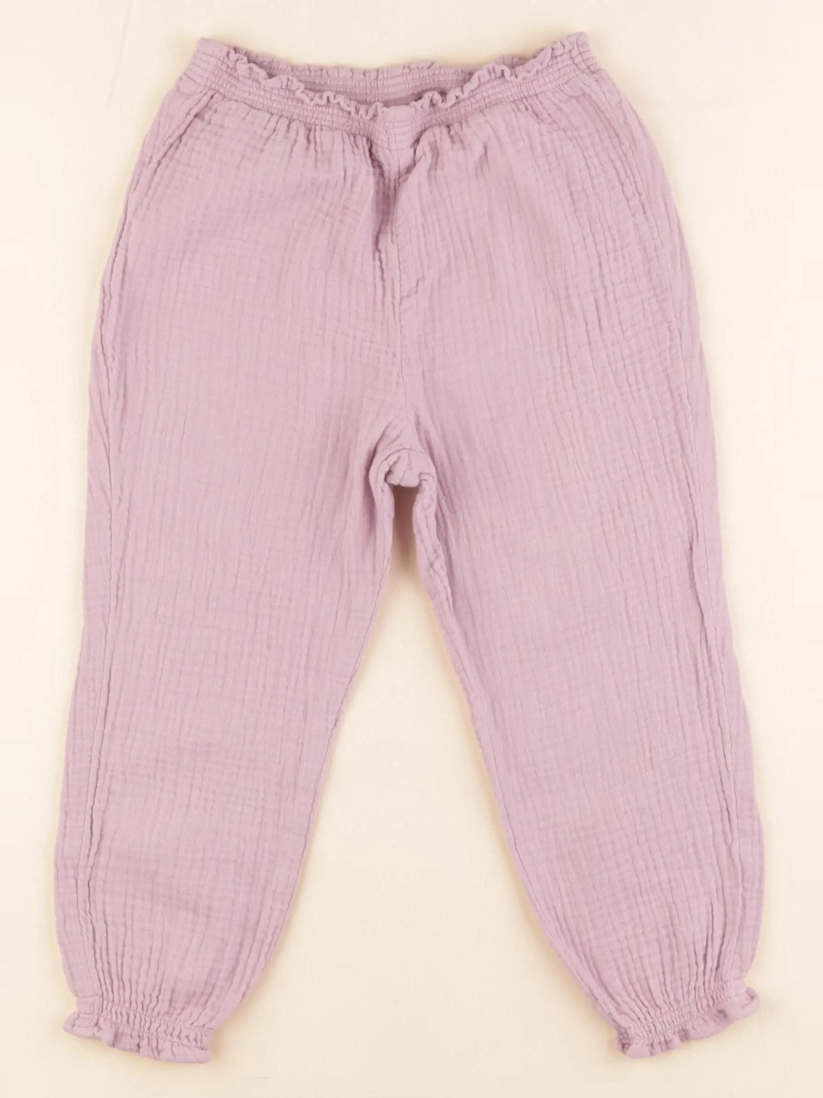 H&M - sarouel rose - 3/4 ans