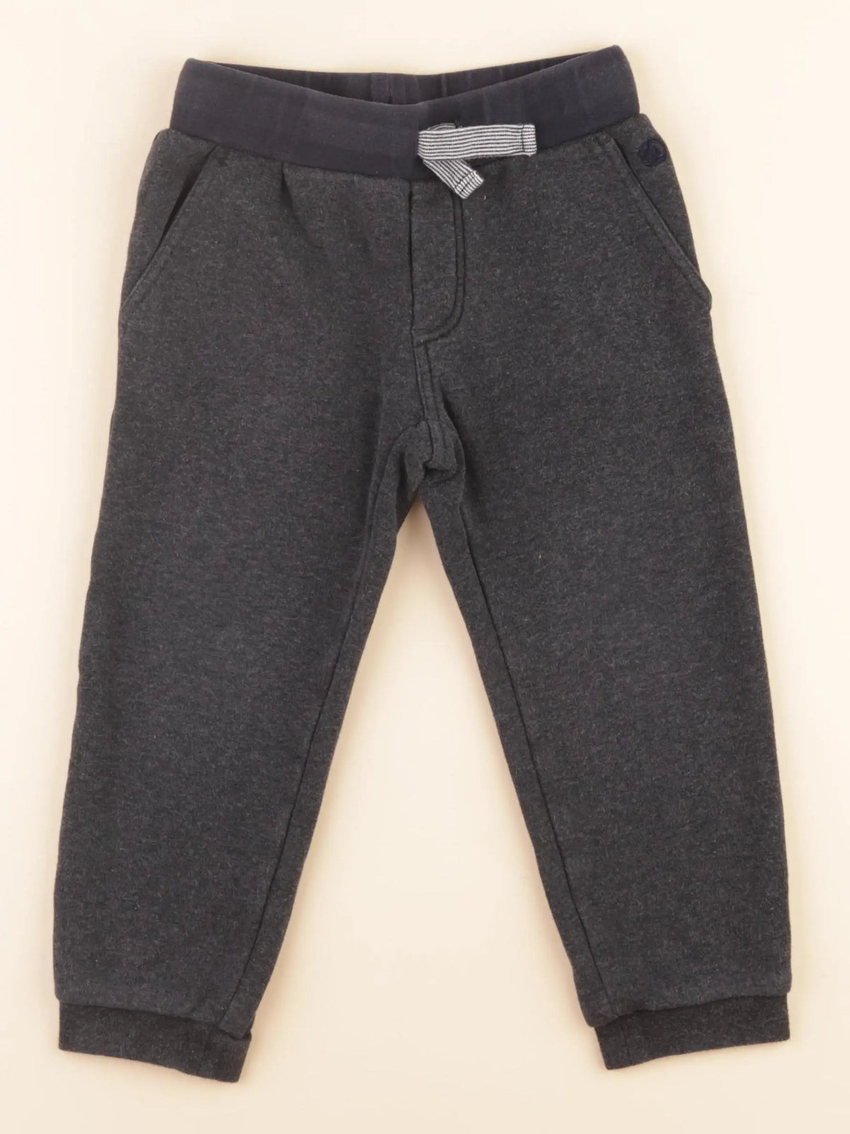 Jogging doublé gris, bleu