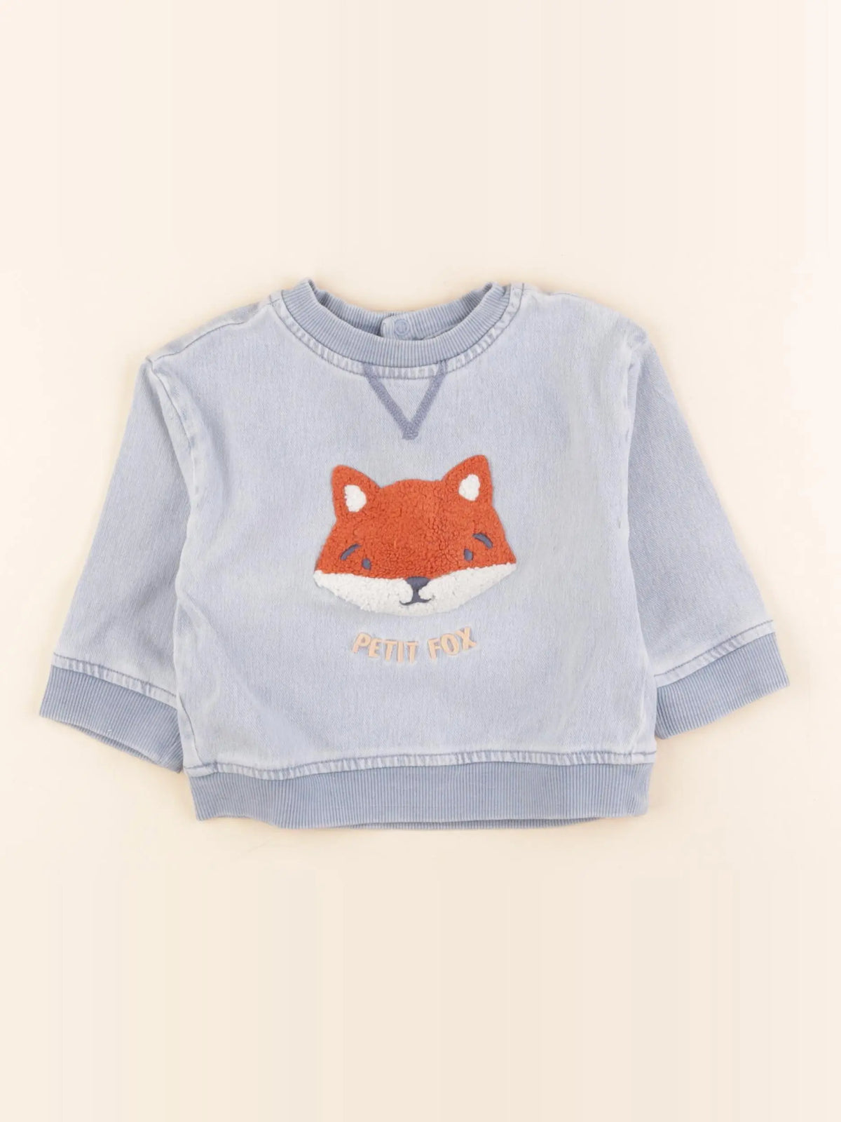 Sergent Major - sweat bleu - 12 mois
