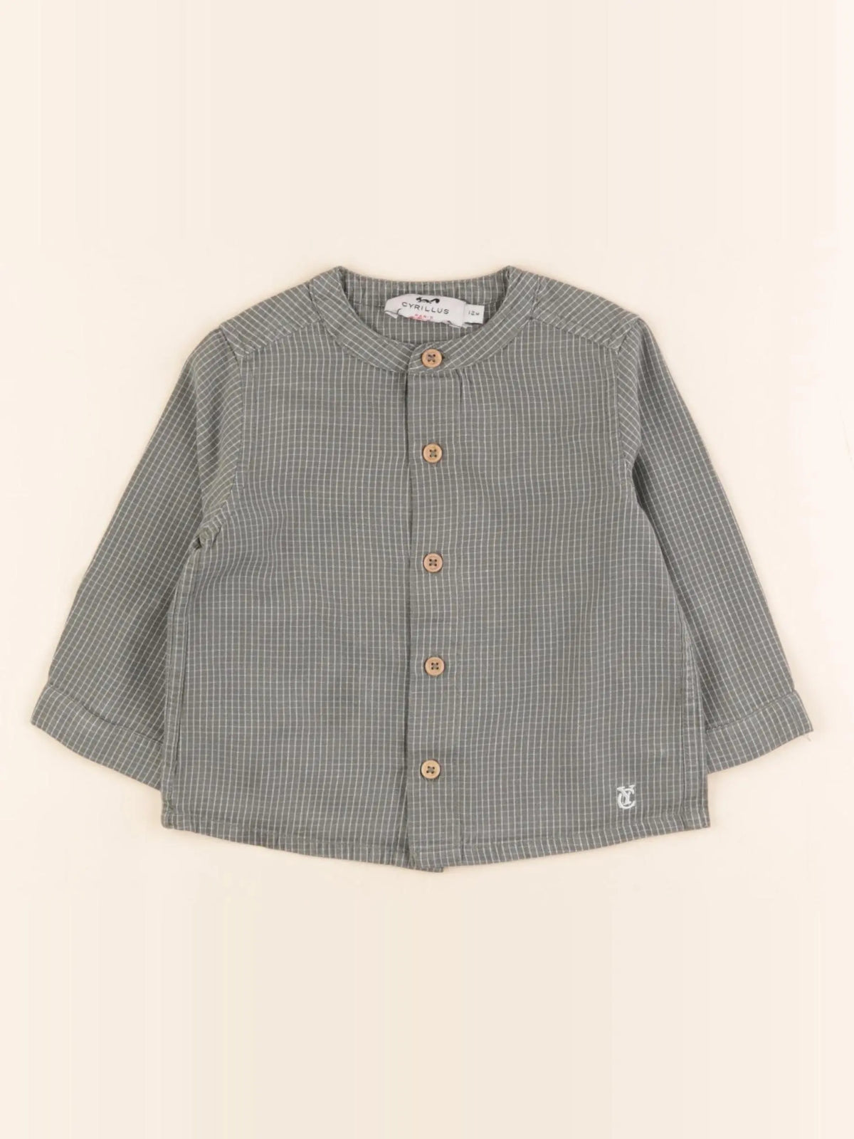 Cyrillus - chemise vert - 12 mois