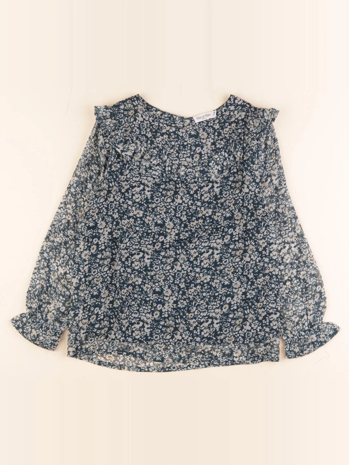 Eden & Victor - blouse bleu - 8 ans