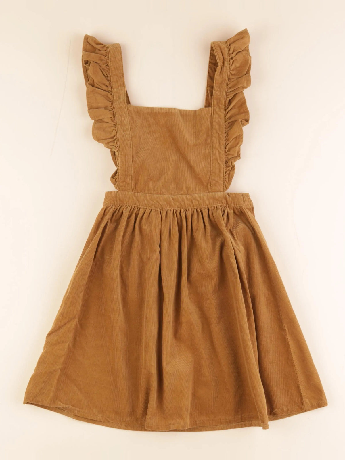 Little Cigogne - robe marron - 8 ans