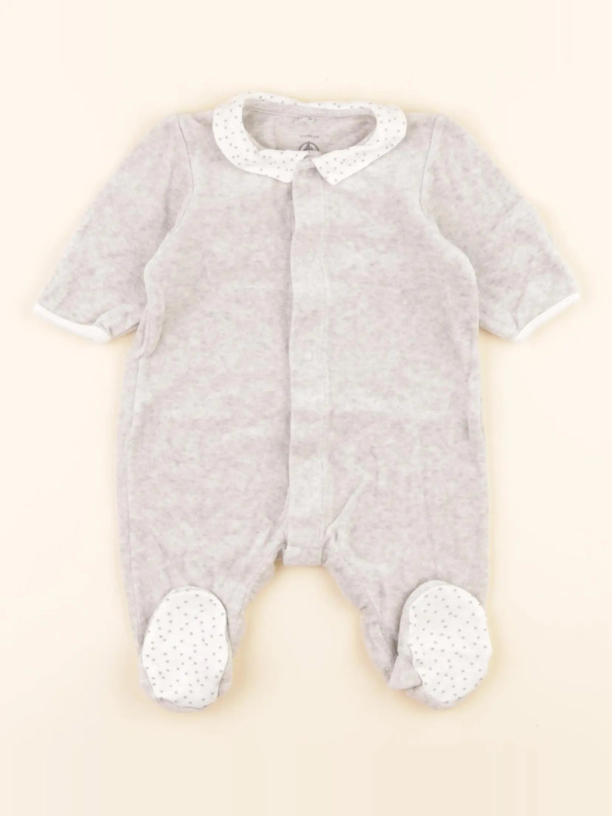 Pyjama velours gris