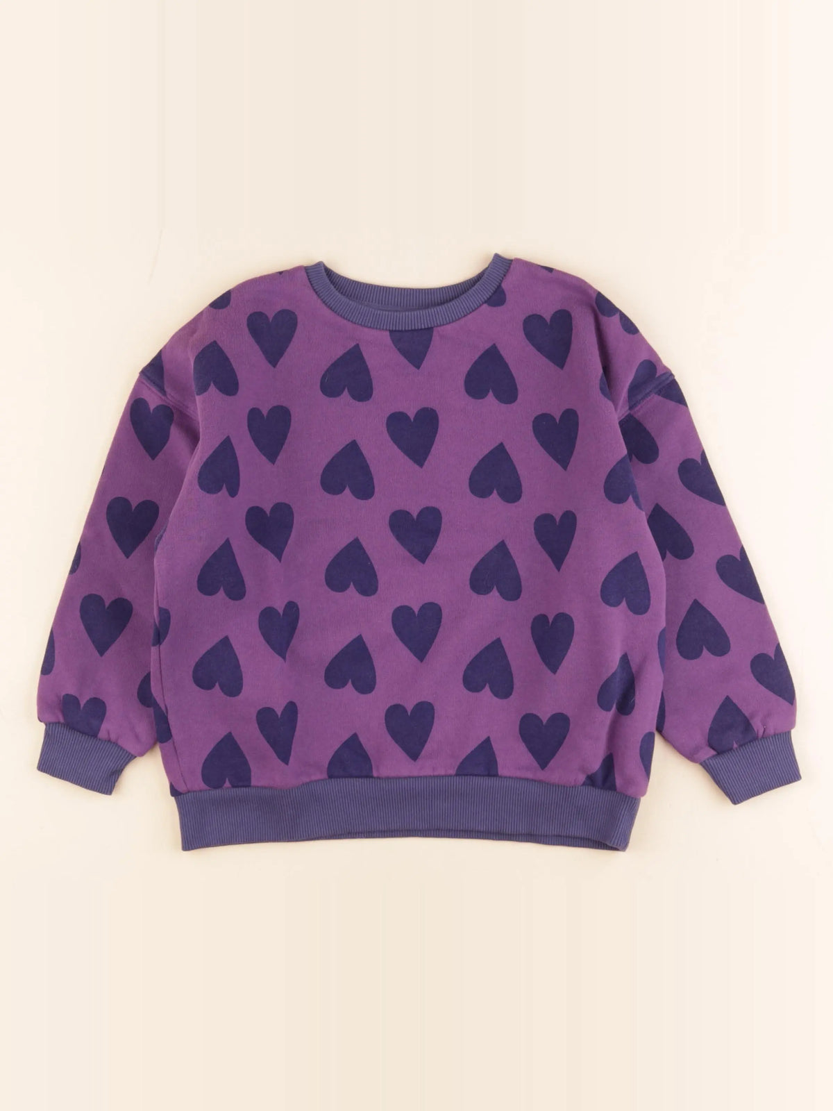 Frangin Frangine - sweat violet - 8 ans