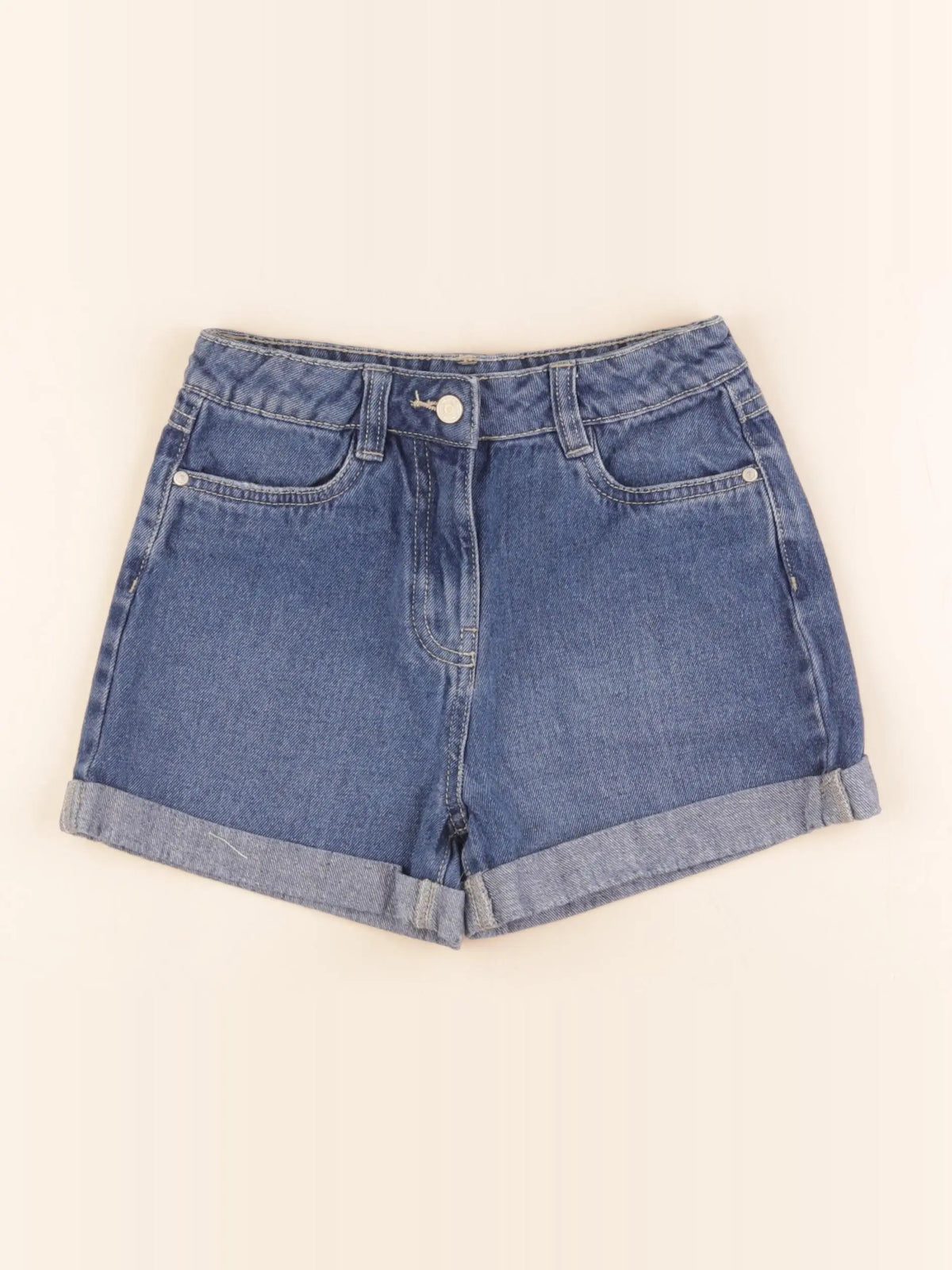 Tape à l'oeil - short bleu - 8 ans