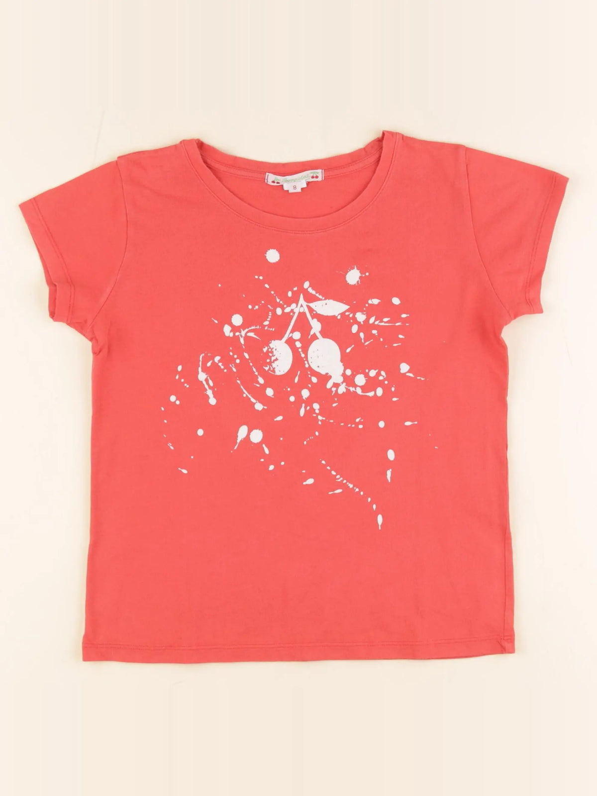 Bonpoint - tee-shirt rouge - 8 ans