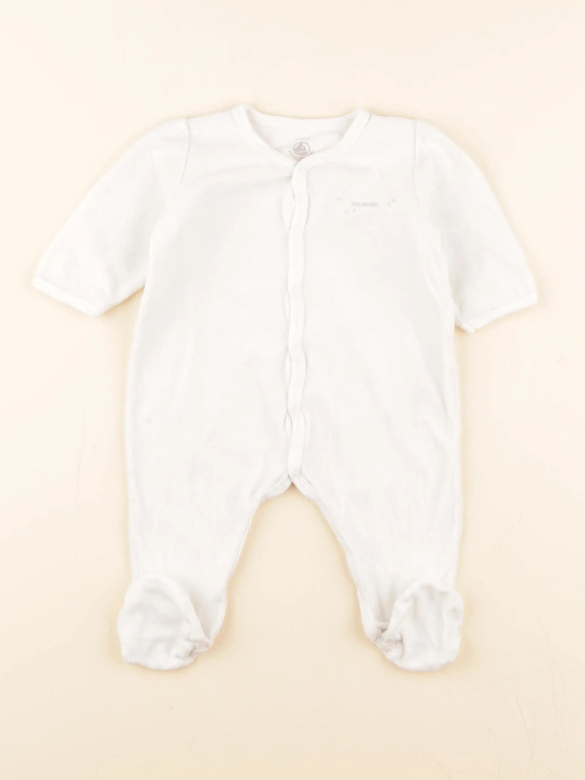 Pyjama velours blanc