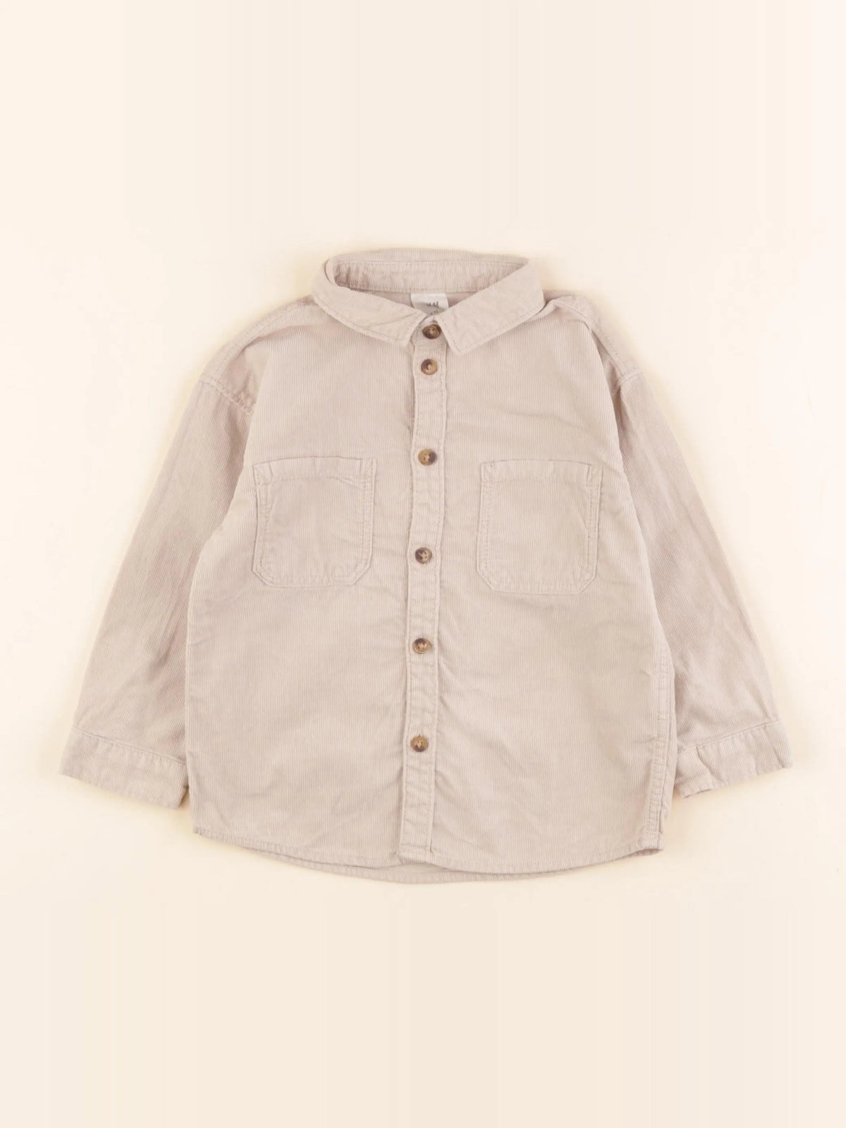H&M - chemise beige - 18 mois