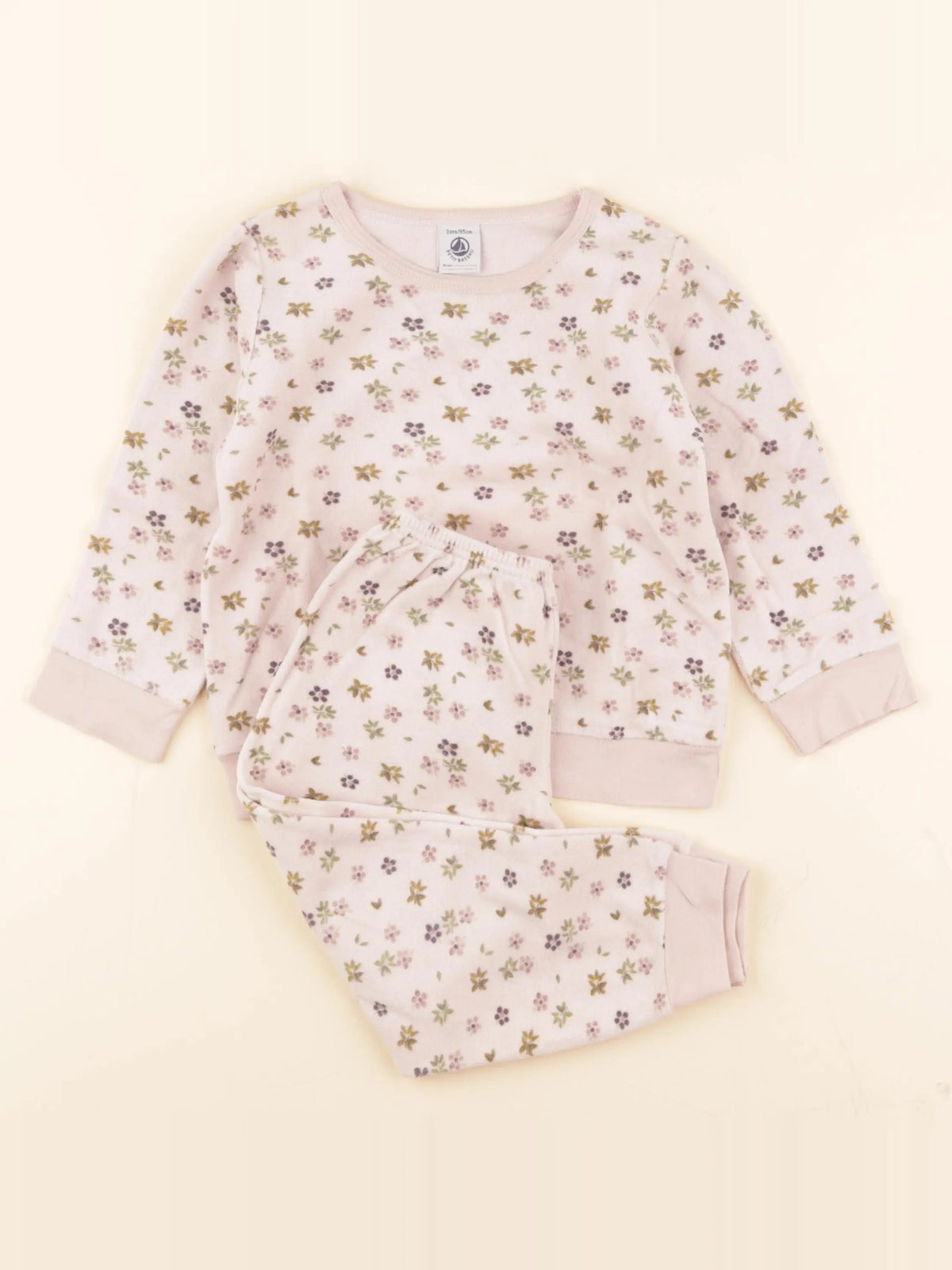 Pyjama velours rose