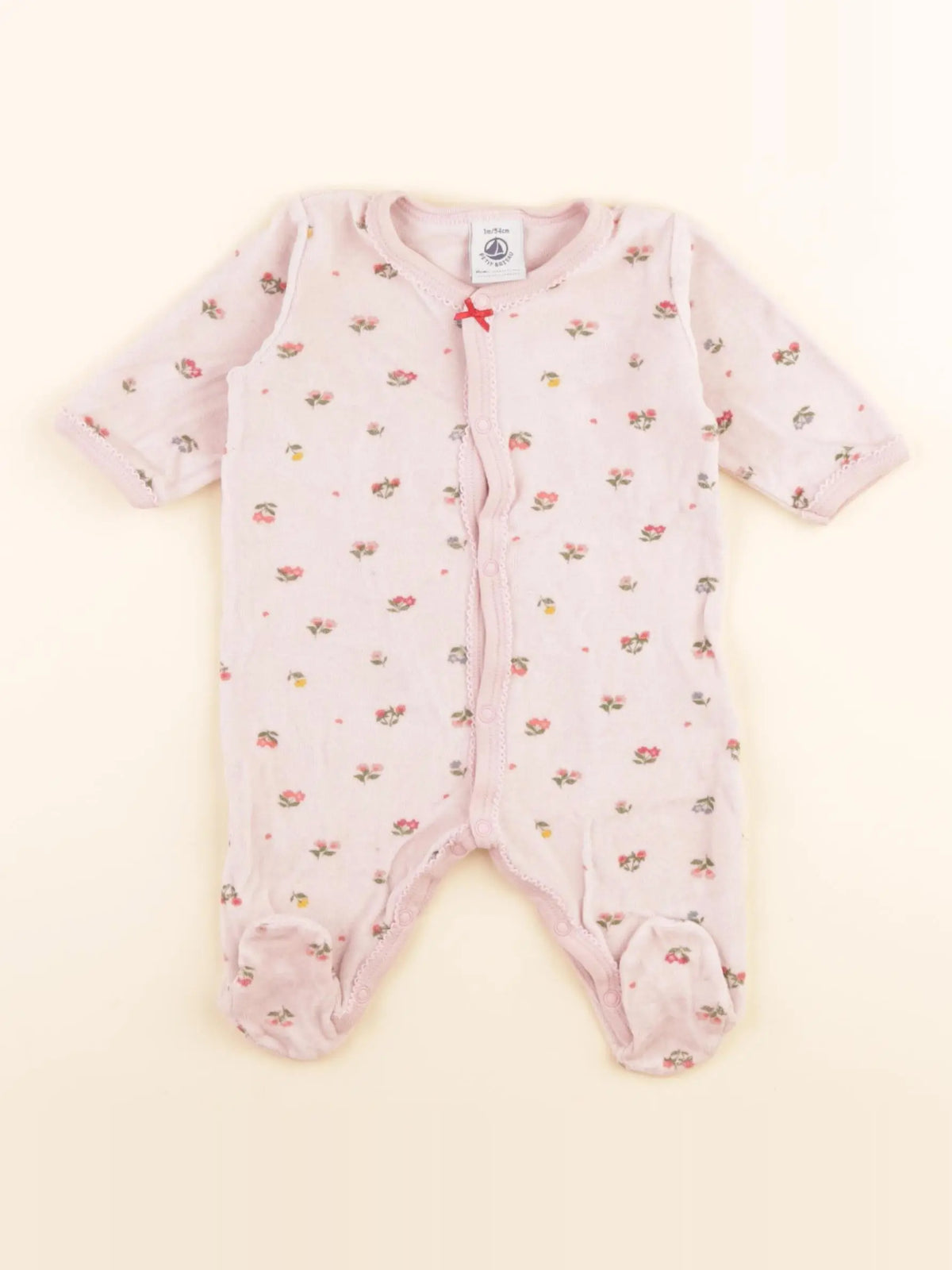 Pyjama velours rose