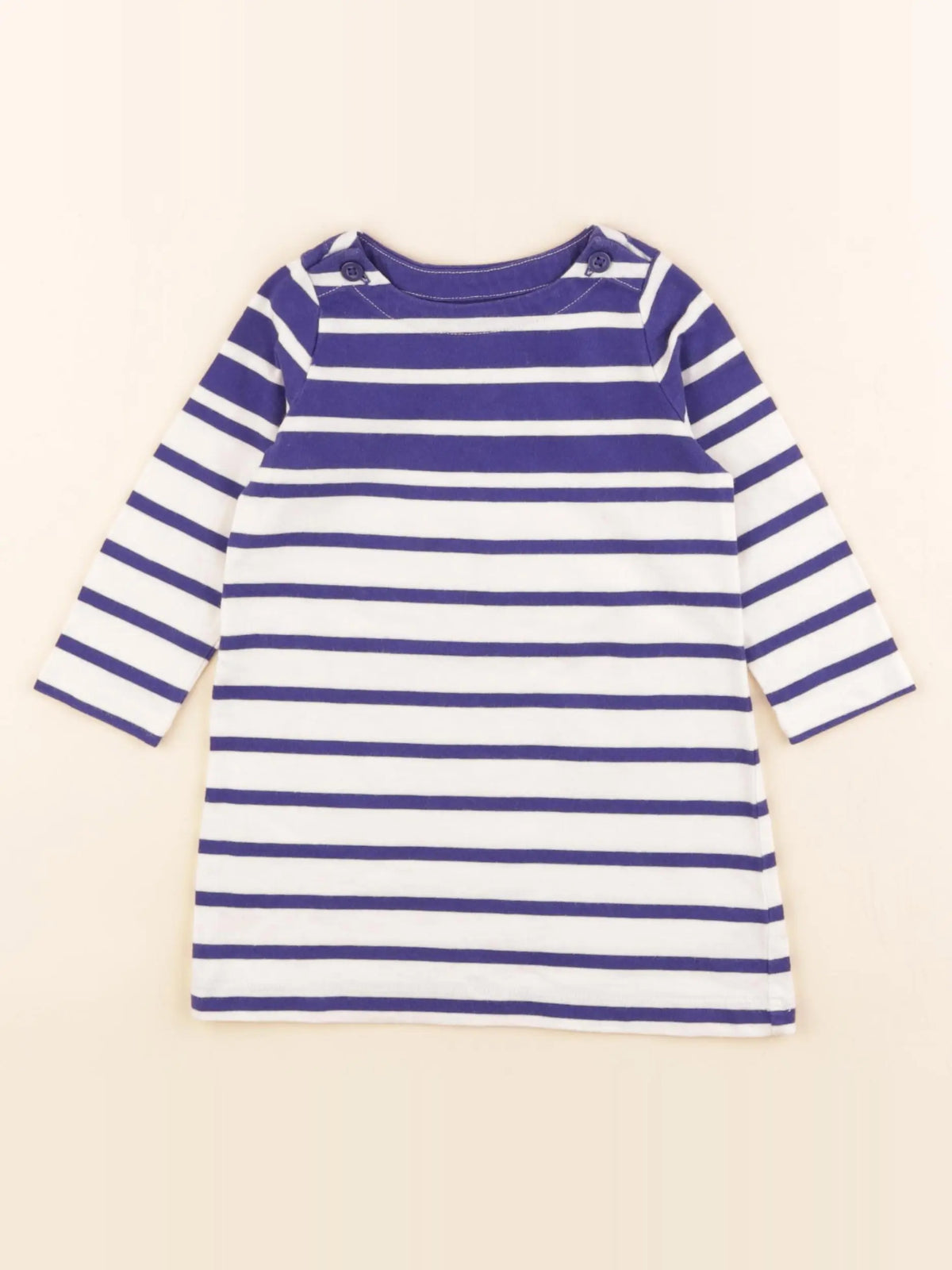 GAP - robe bleu, blanc - 6/12 mois