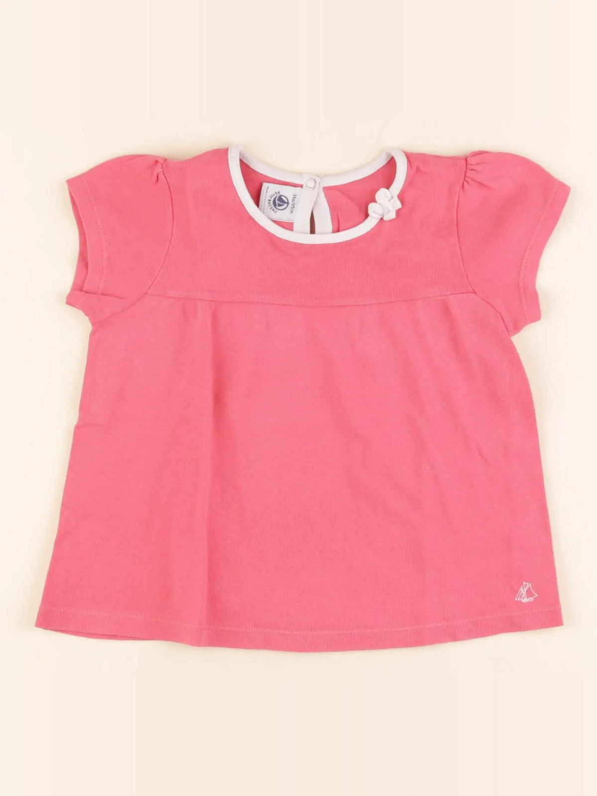 Petit Bateau - tee-shirt rose - 36 mois