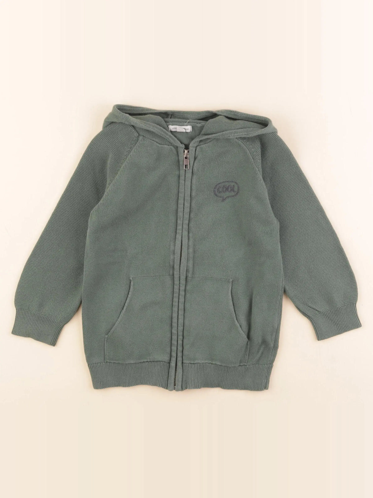 Vertbaudet - gilet vert - 5 ans