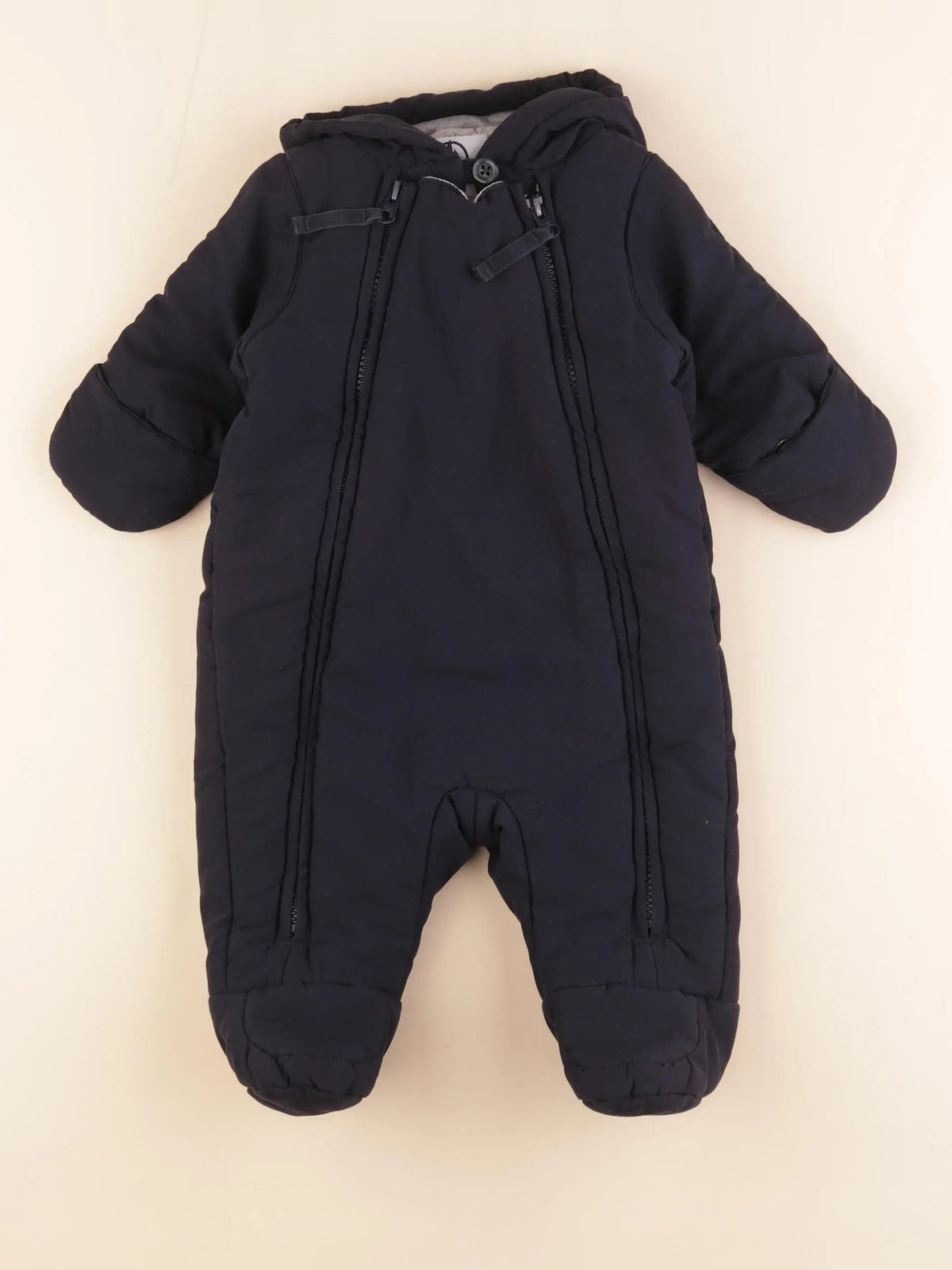 Petit Bateau - combi-pilote bleu - 3 mois