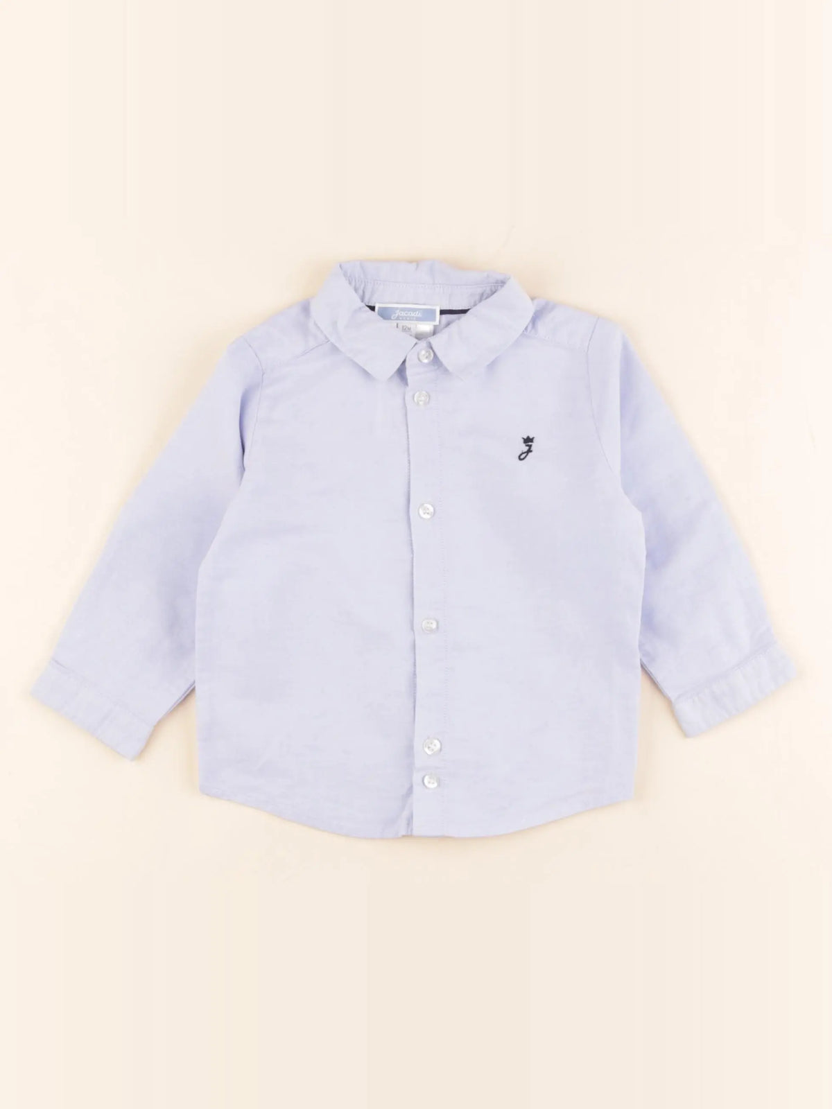 Jacadi - chemise bleu - 12 mois