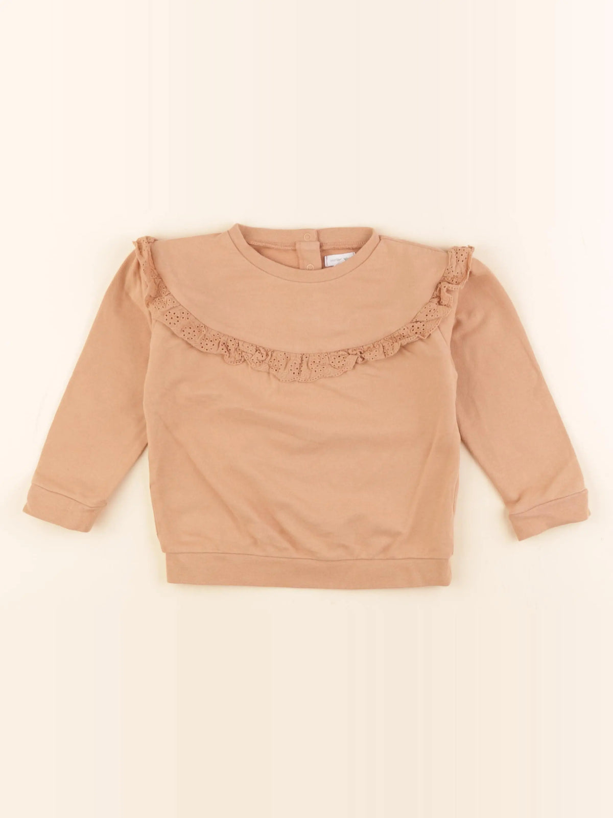 Vertbaudet - sweat marron - 3 ans