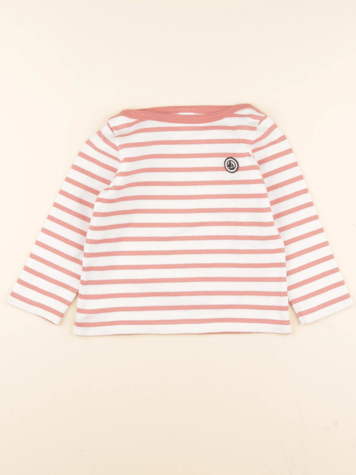 Tee-shirt blanc, rose