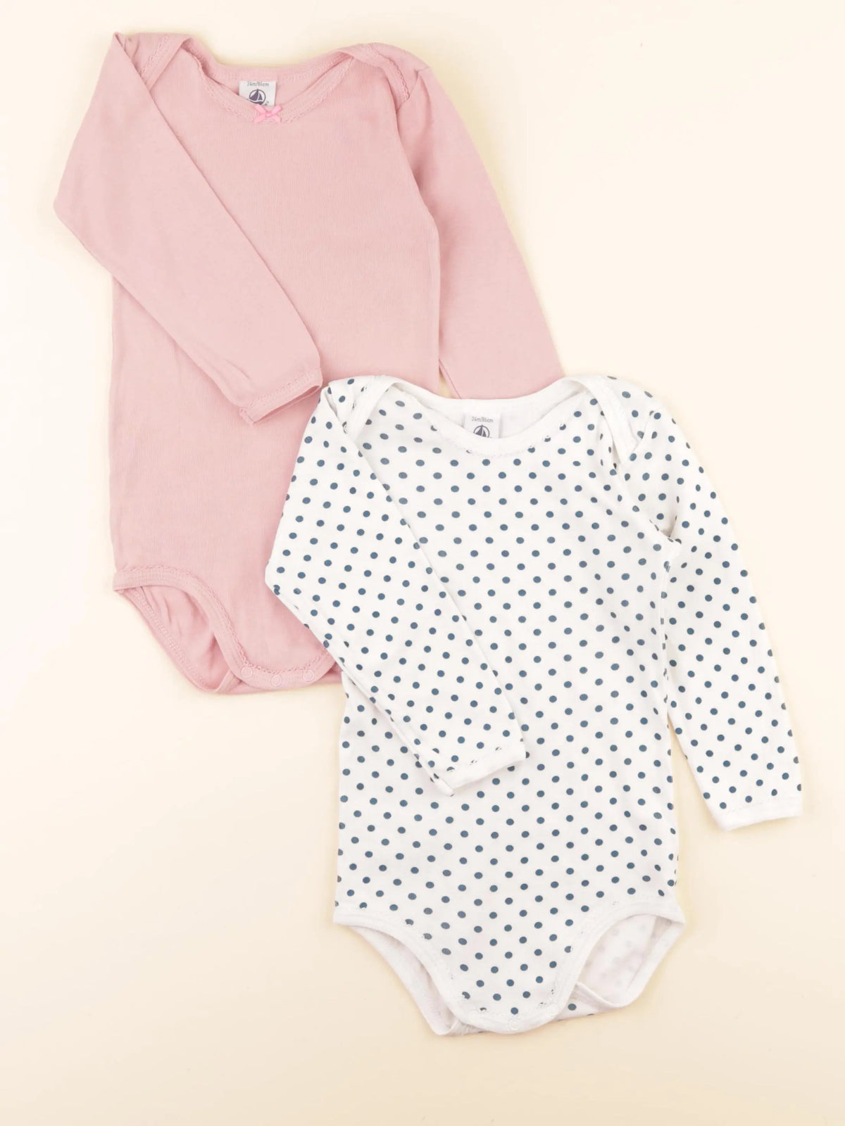 Lot de 2 bodies en coton multicolore