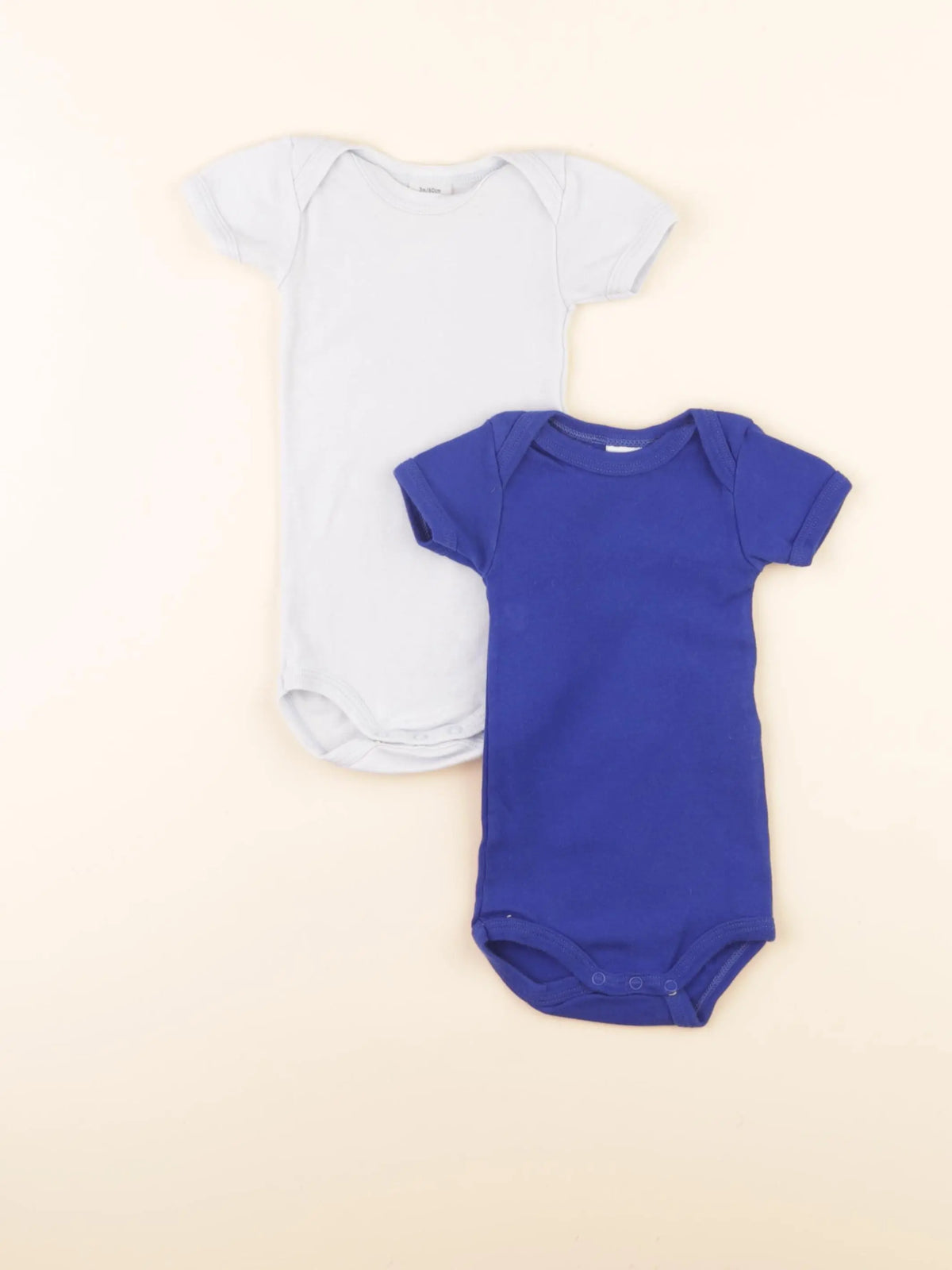 Lot de 2 bodies en coton bleu