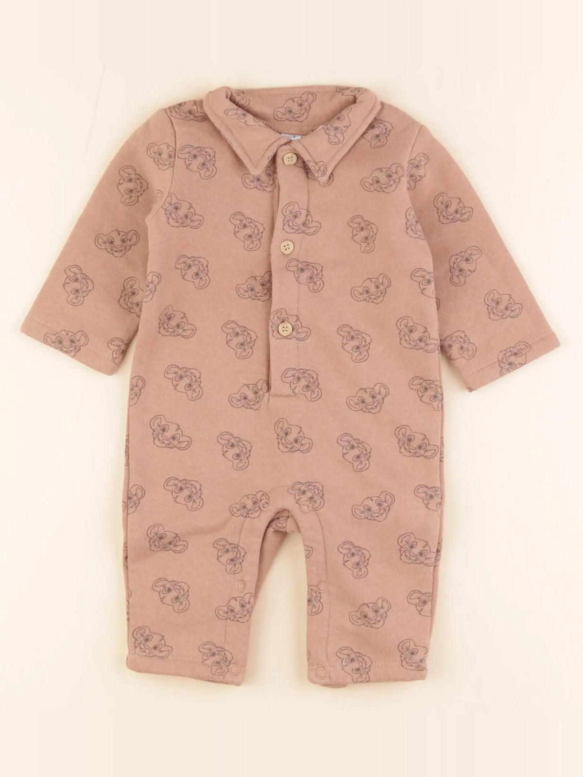 Disney - combinaison marron - 3 mois