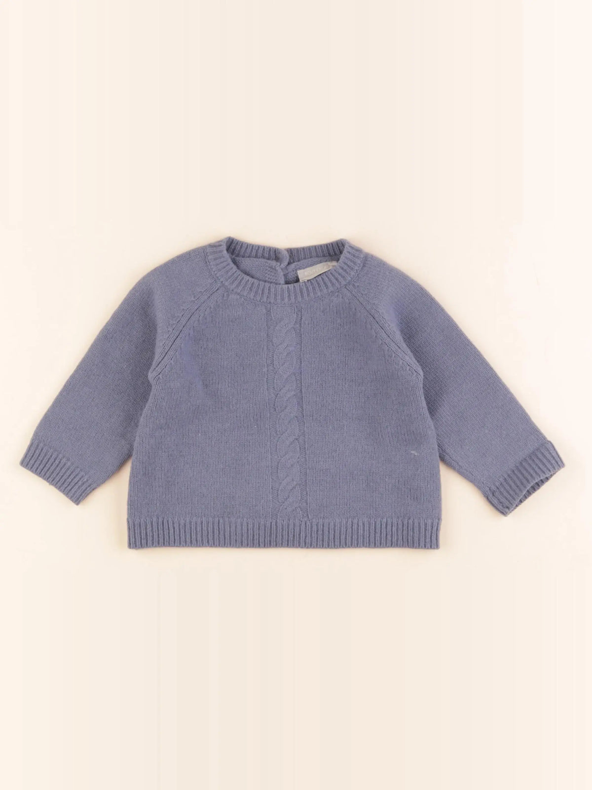 Boutchou - pull bleu - 9 mois