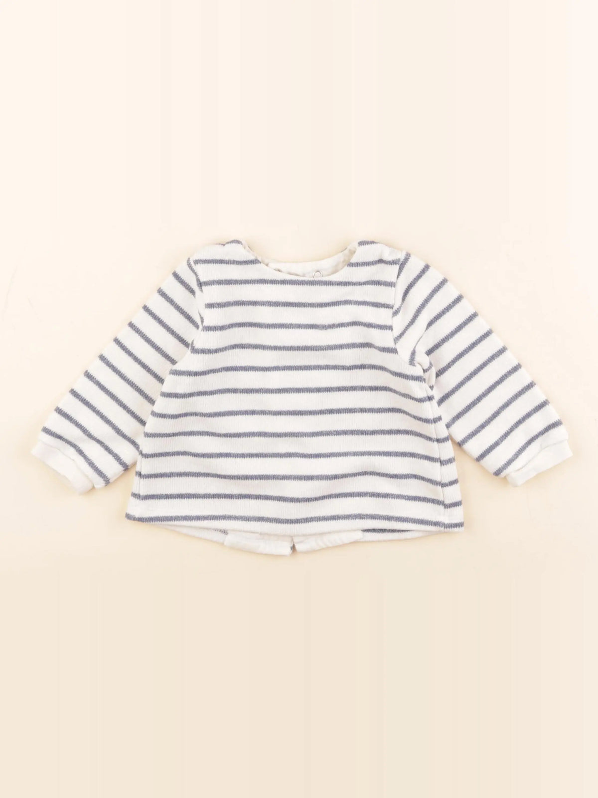 Boutchou - sweat bleu - 12 mois
