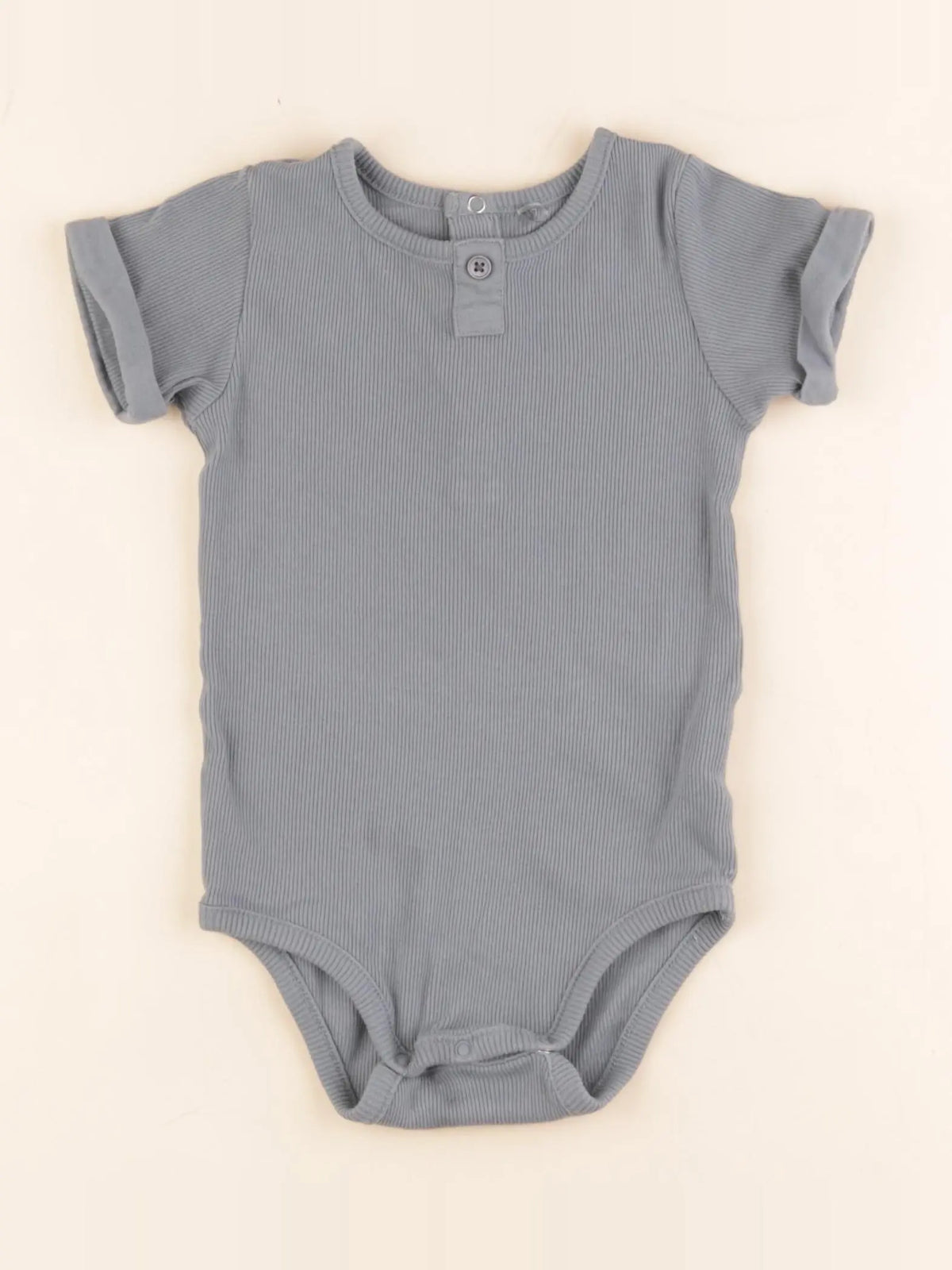 Boutchou - body gris, bleu - 36 mois