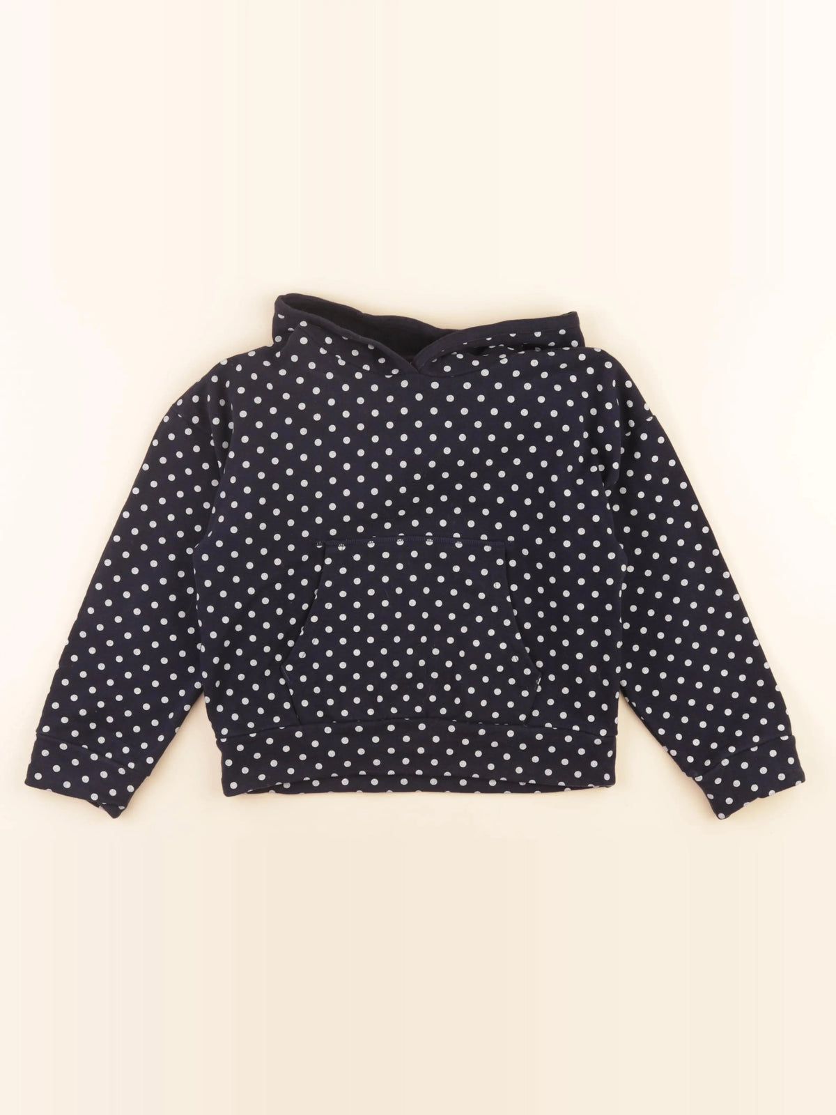 Sweat bleu, blanc