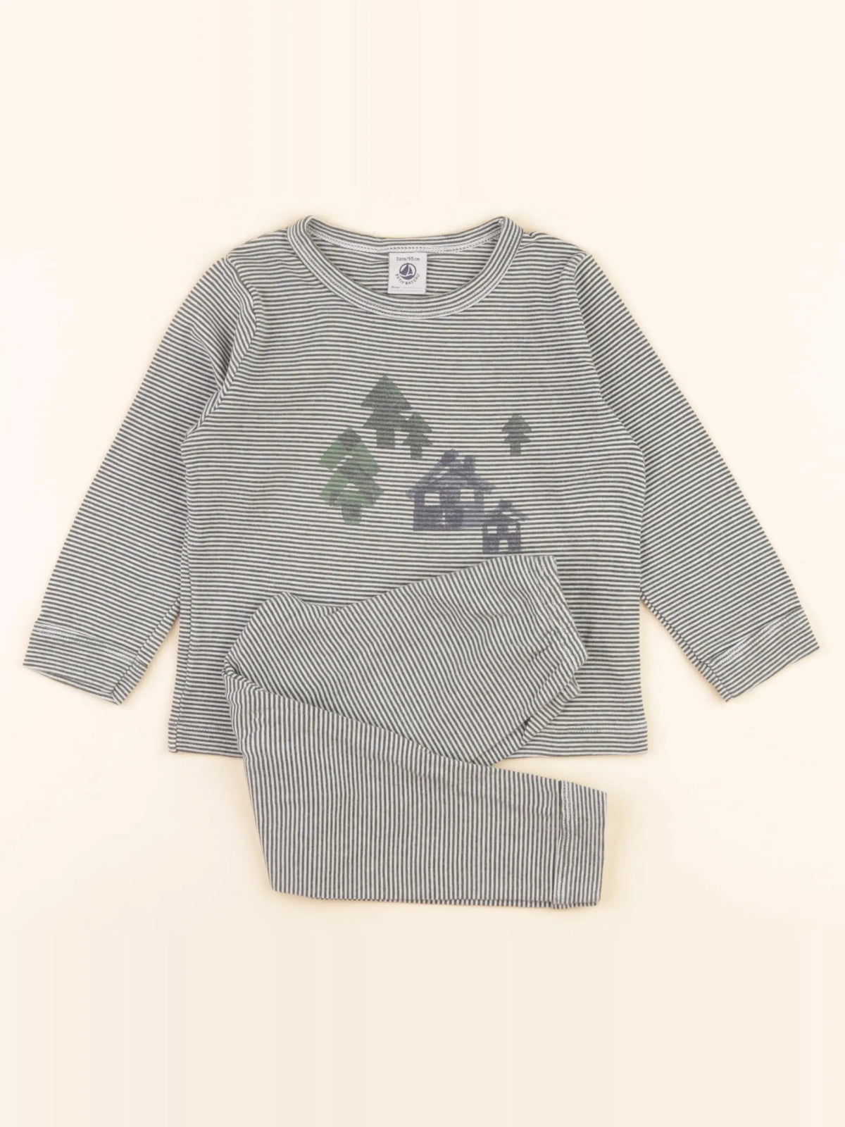 Pyjama coton vert