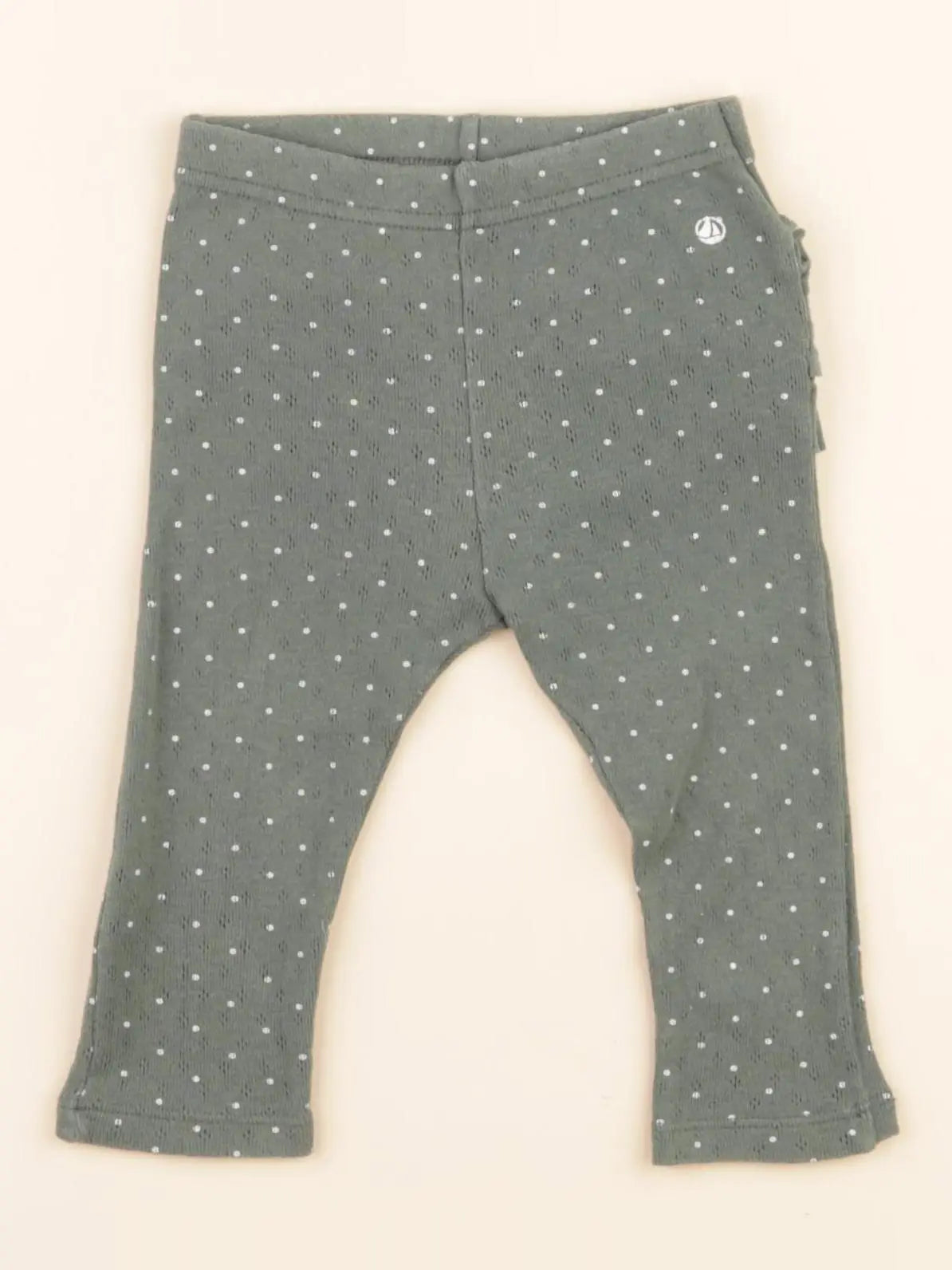 Legging volants au dos vert