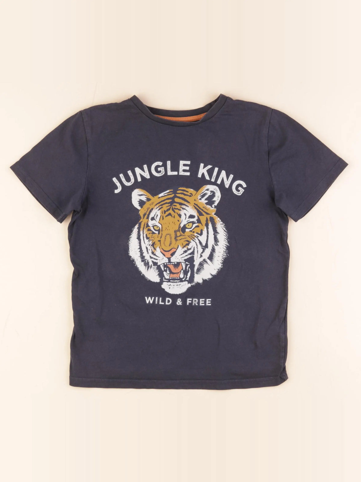 Vertbaudet - tee-shirt bleu - 10 ans