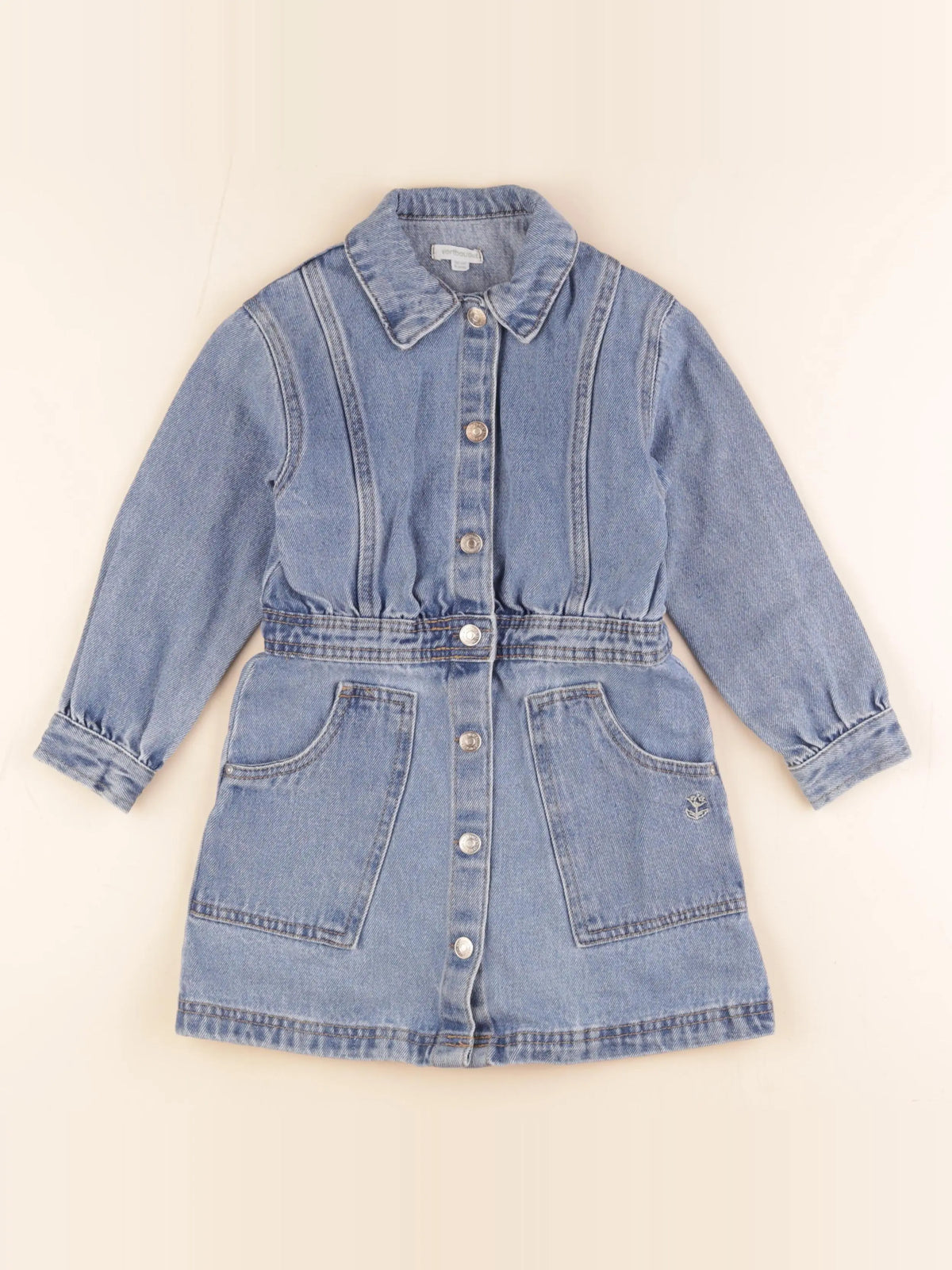 Vertbaudet - robe bleu - 6 ans
