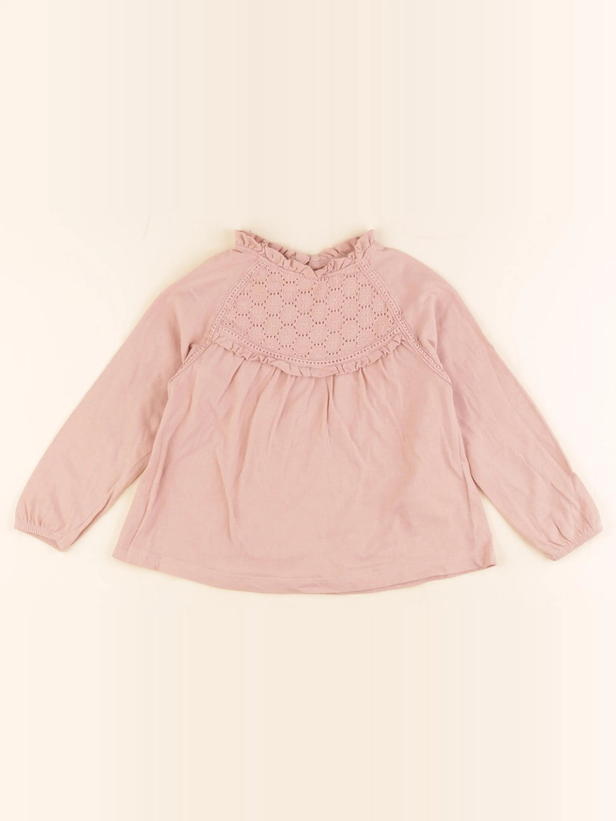 Vertbaudet - tee-shirt rose - 5 ans