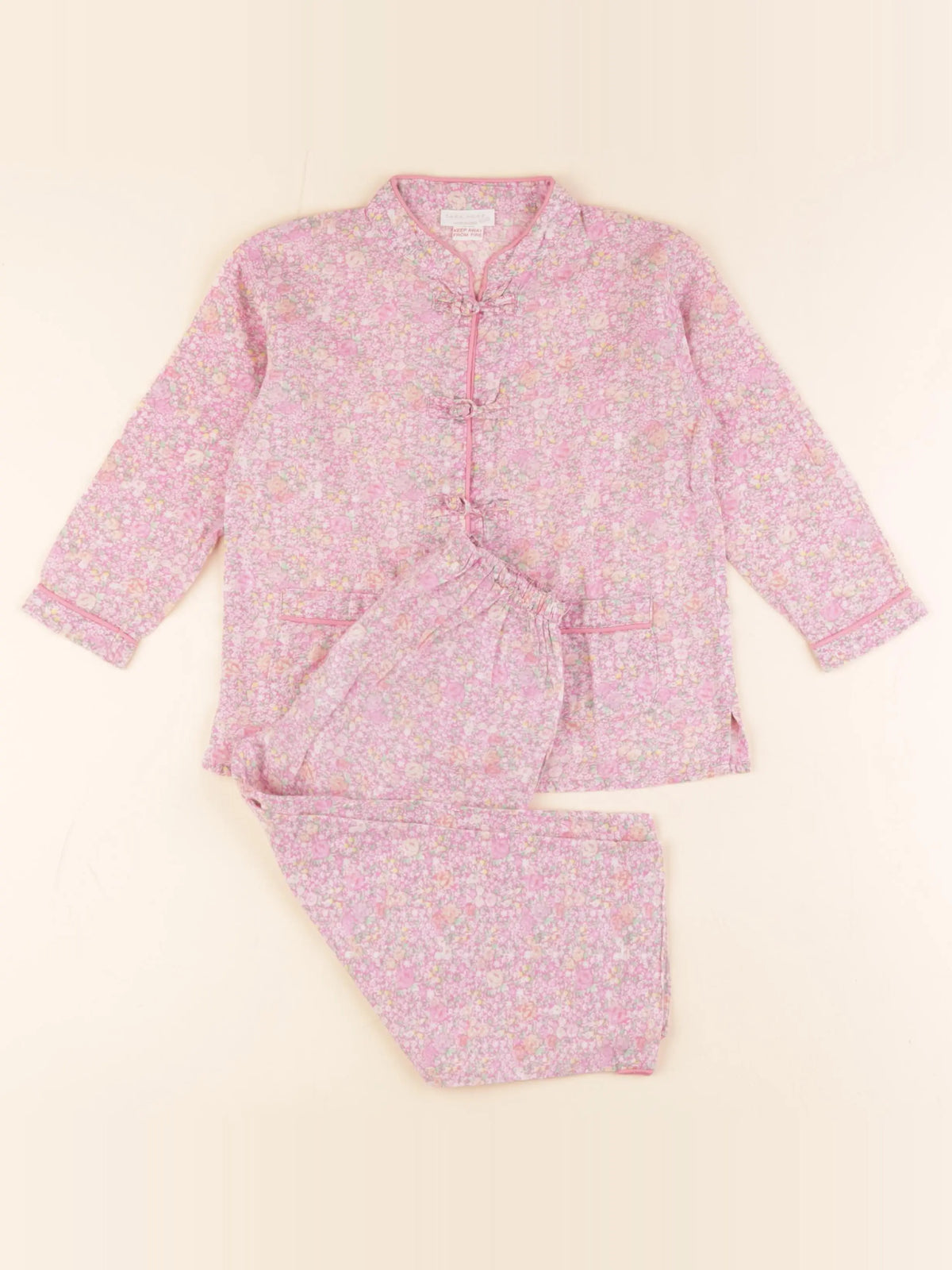Zara - pyjama coton rose - 2/3 ans