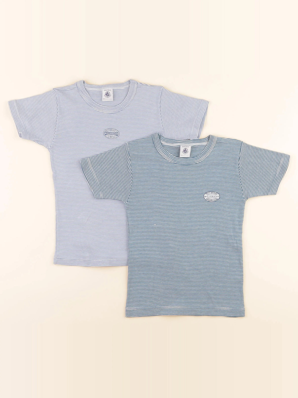 Maillot de corps blanc, bleu