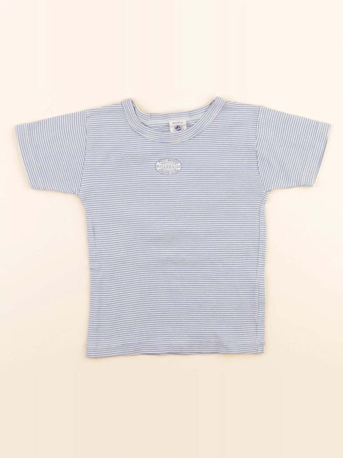 Tee-shirt bleu, blanc