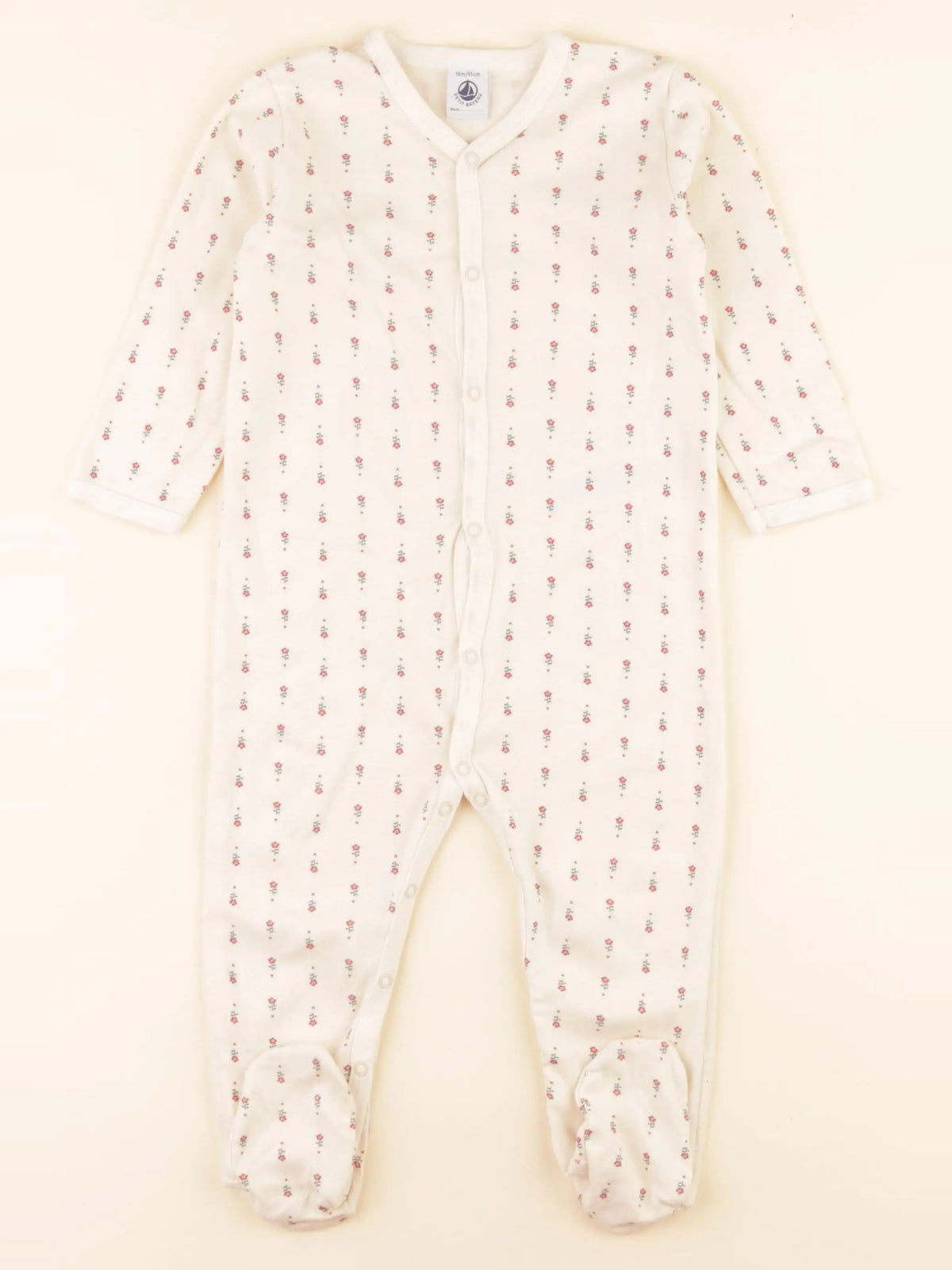 Pyjama coton beige