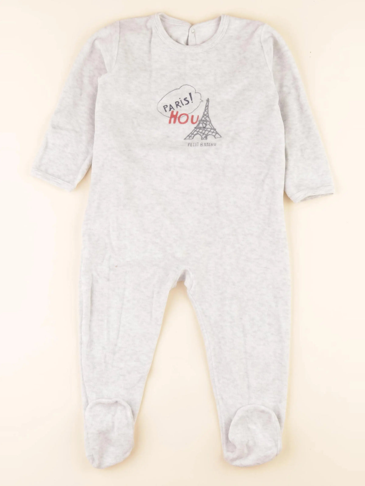 Pyjama velours gris