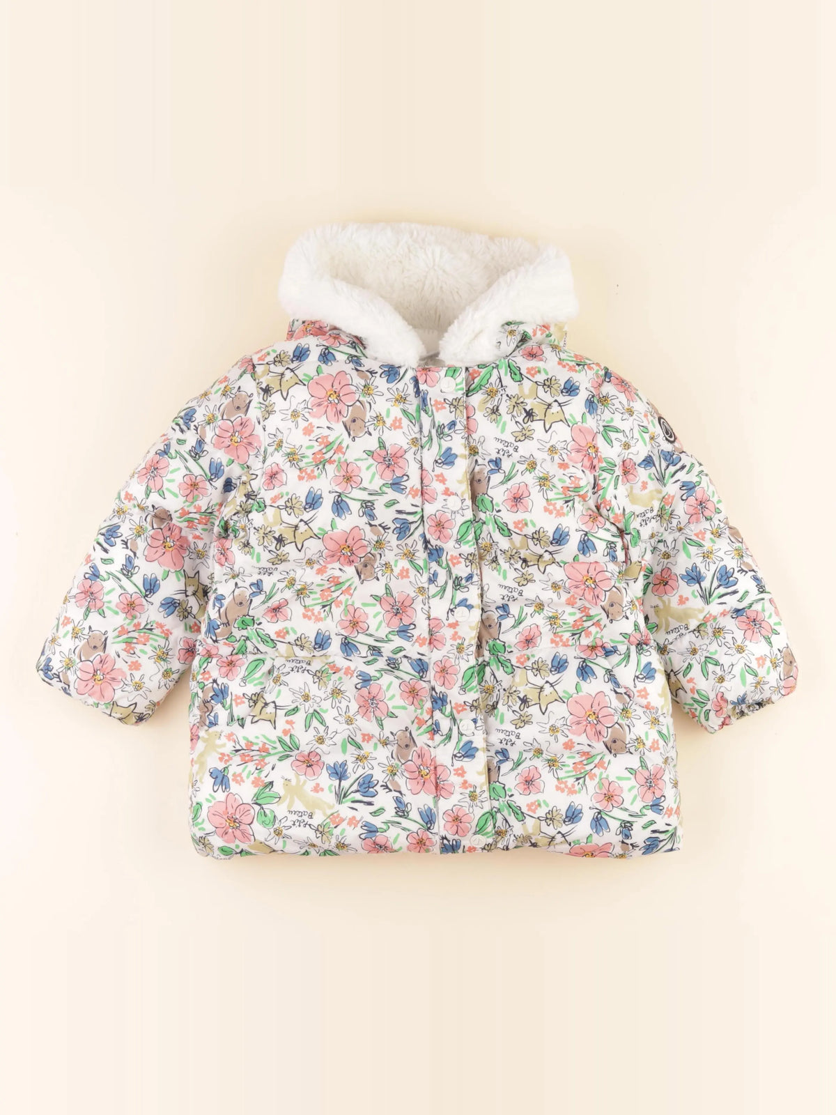 Doudoune multicolore