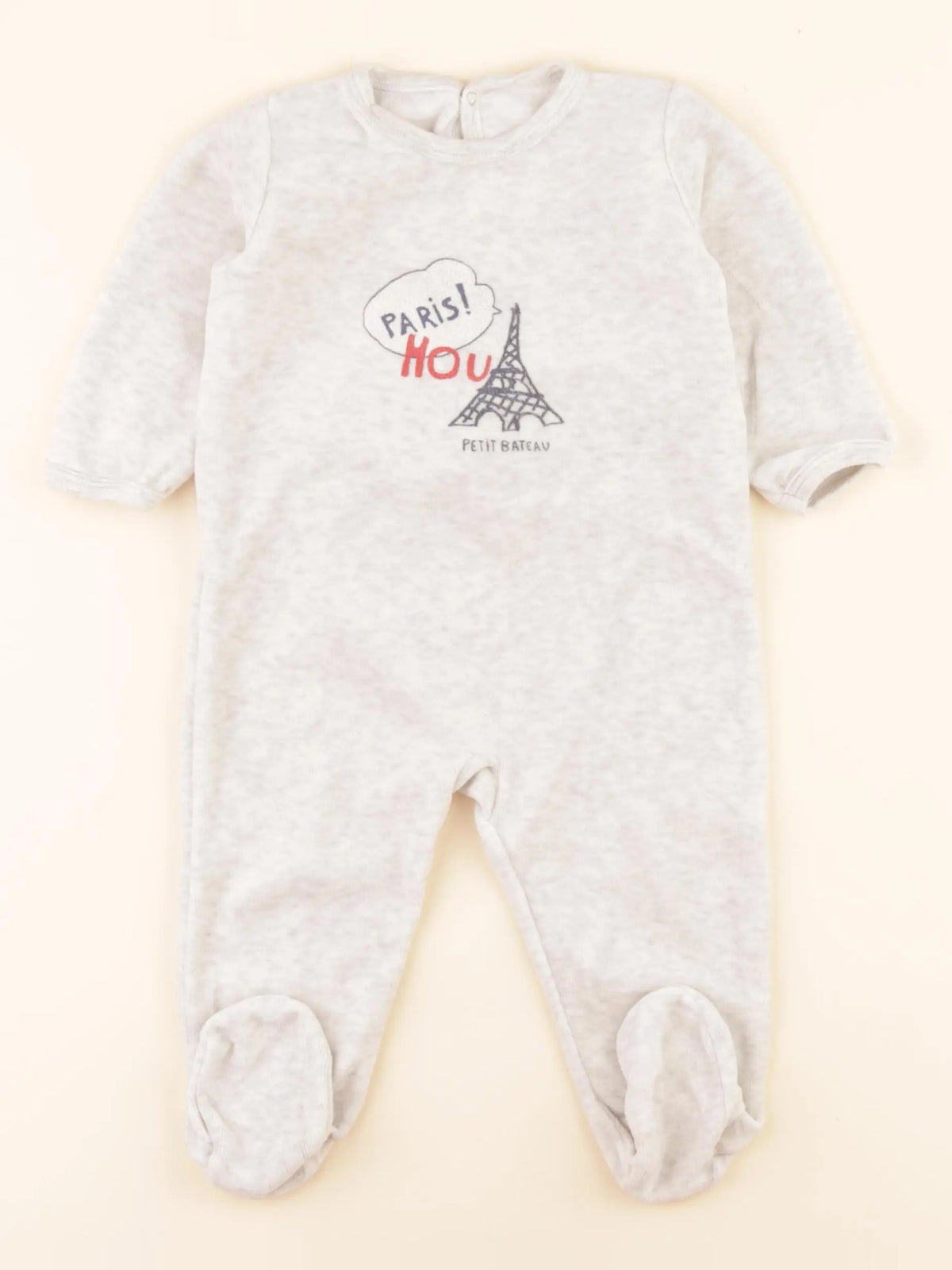 Pyjama velours gris