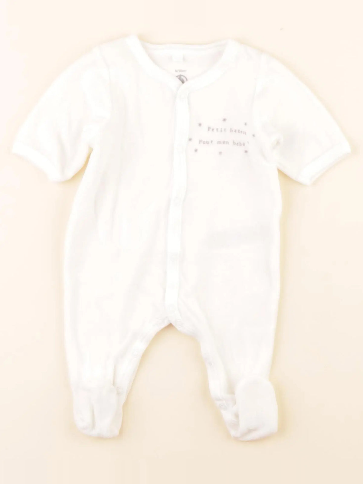 Pyjama velours blanc