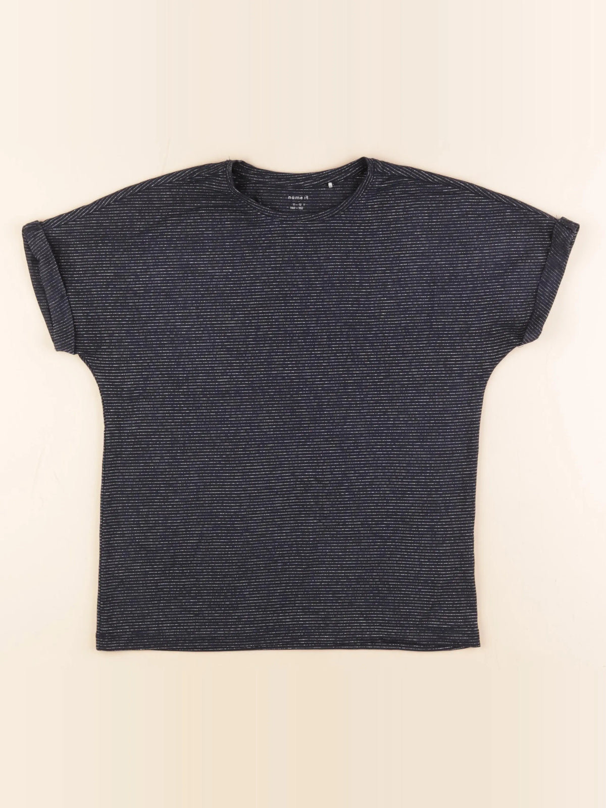 Name it - tee-shirt bleu, argent - 11/12 ans