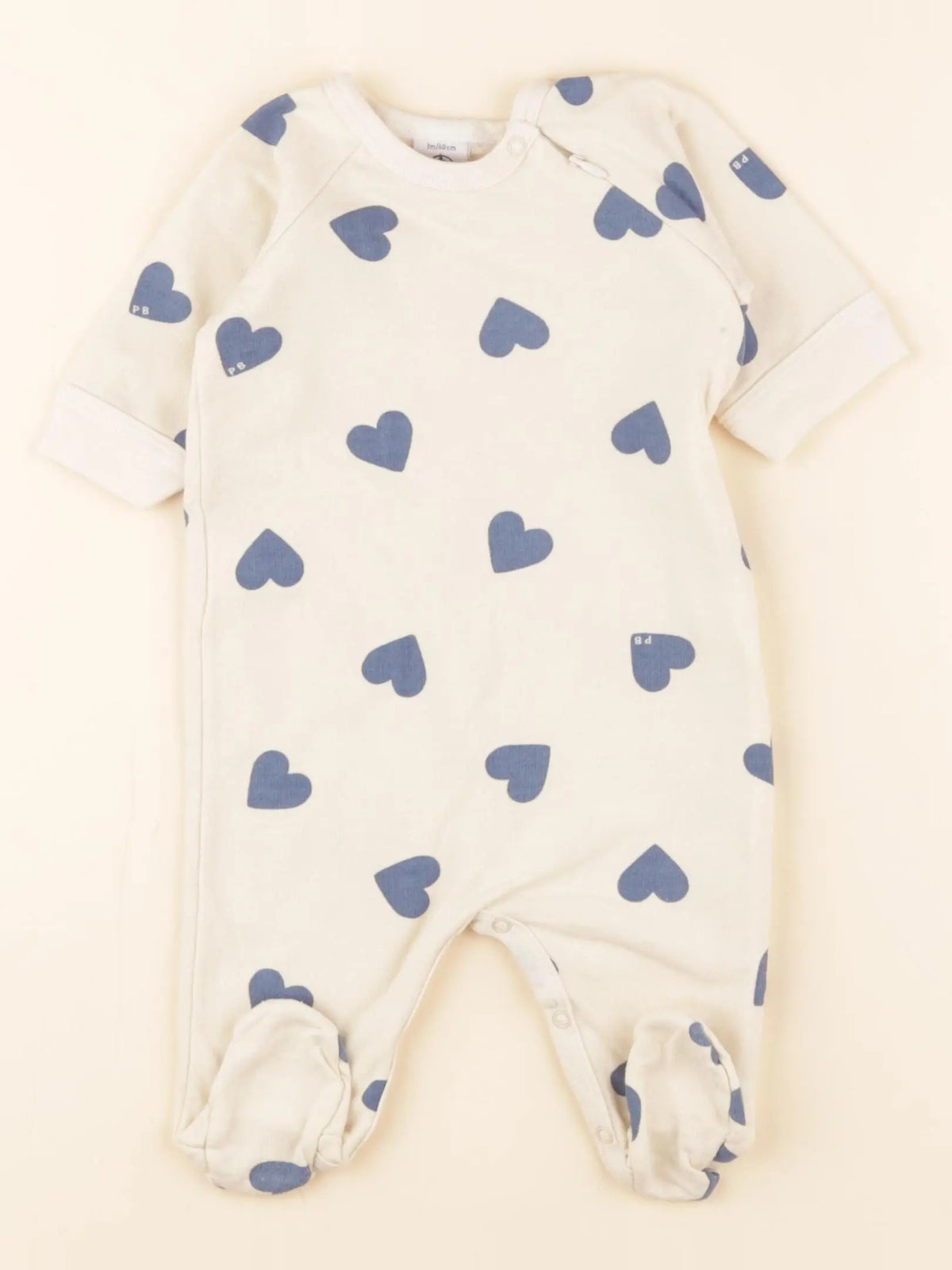 Pyjama coton beige