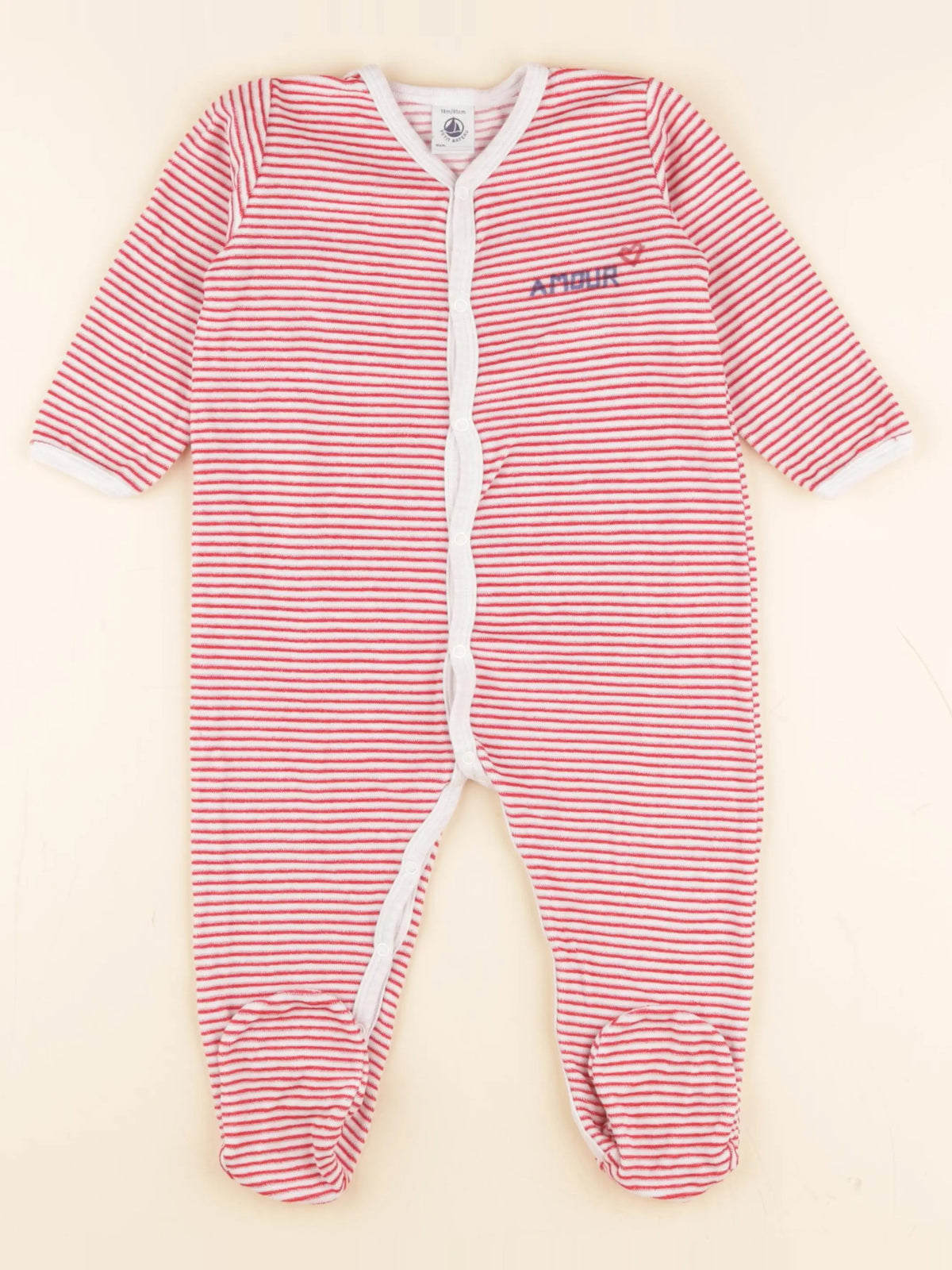 Pyjama velours rouge