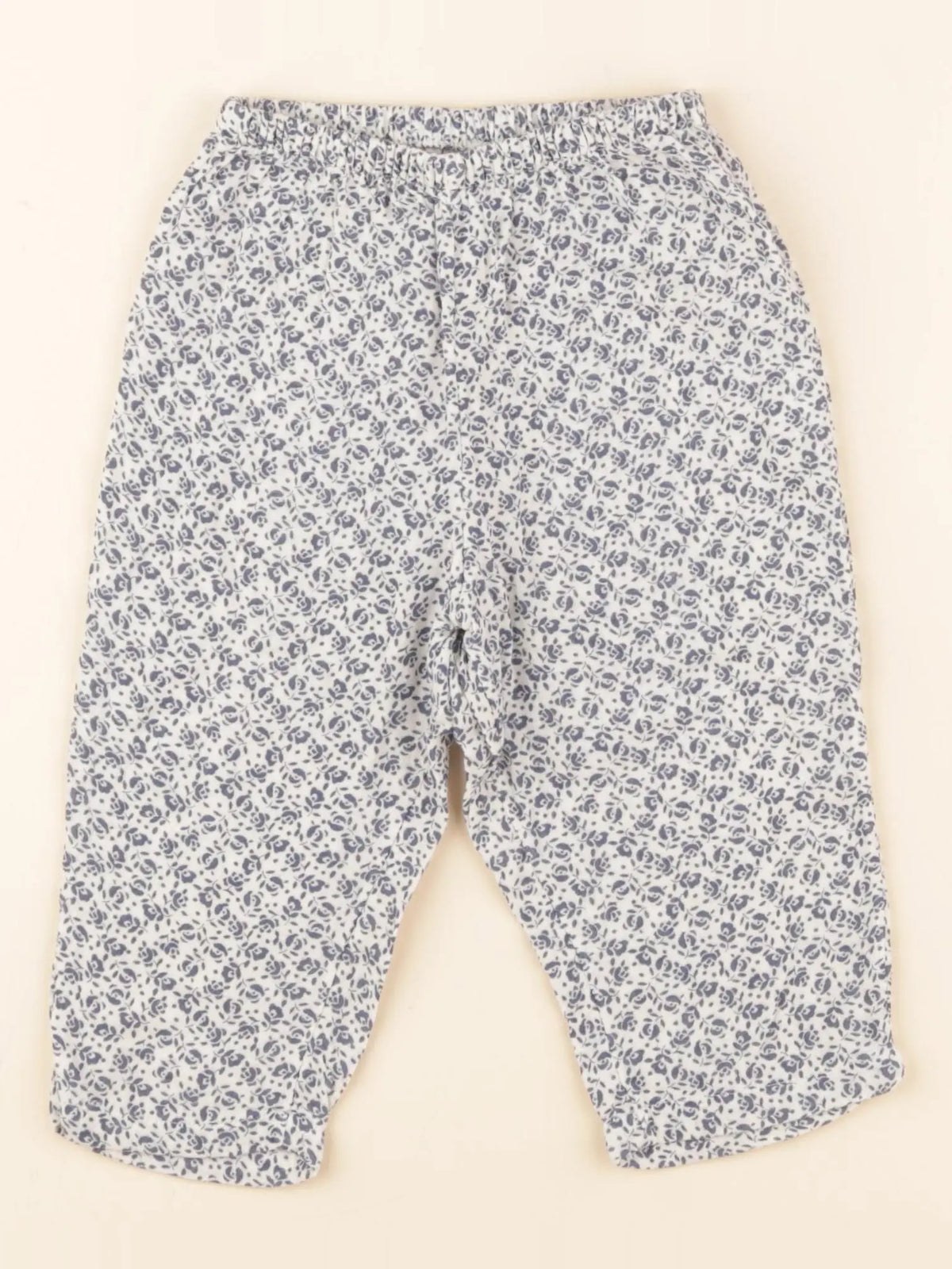 Pantalon beige, bleu