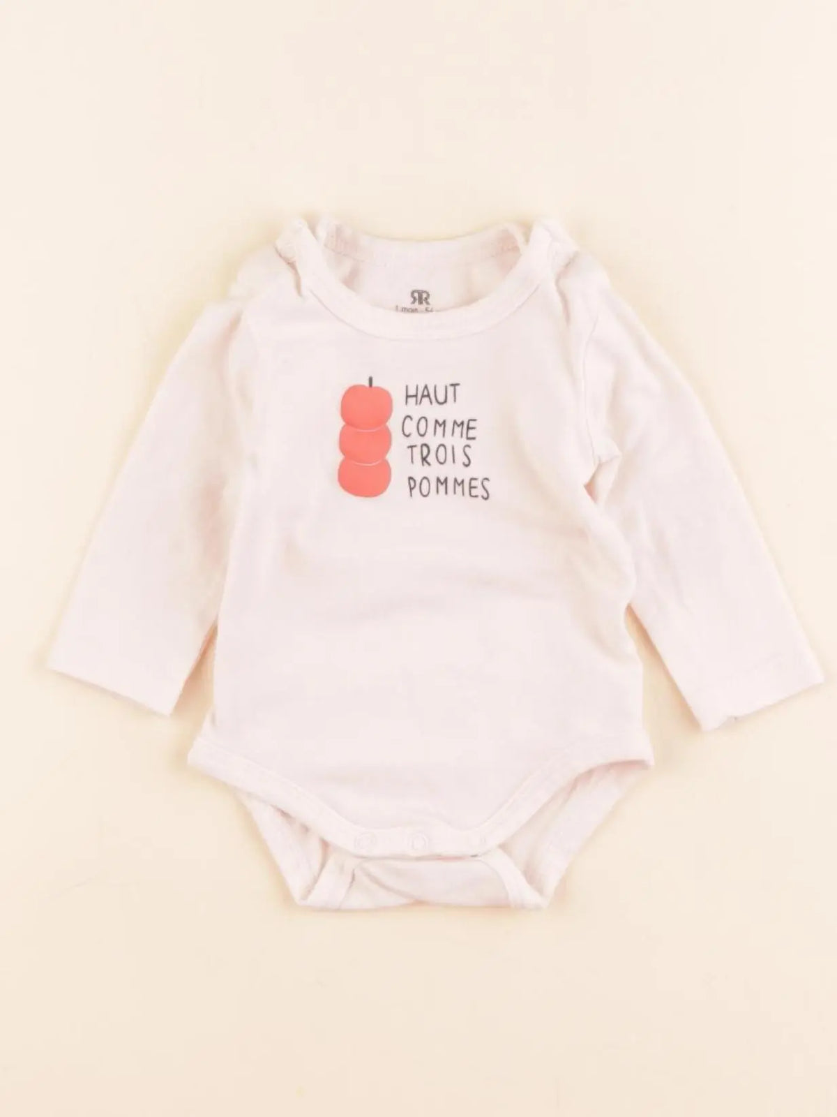 La Redoute - body rose - 1 mois