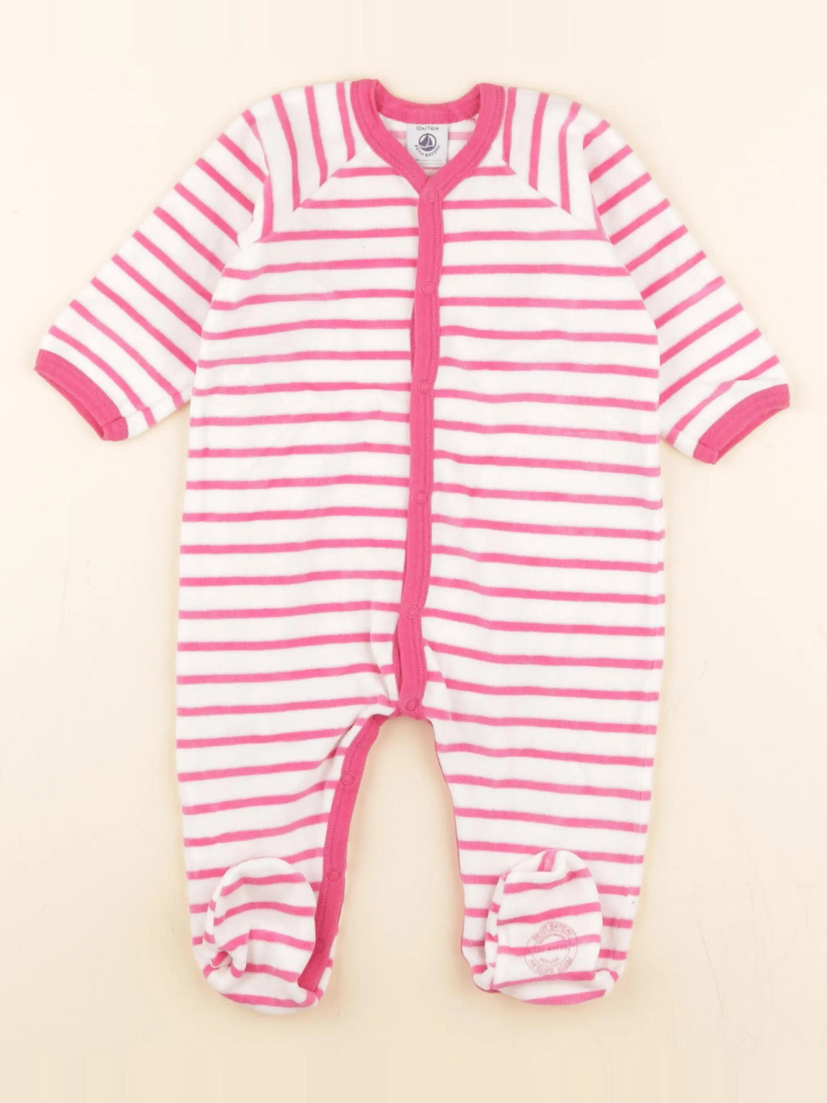 Pyjama velours rose