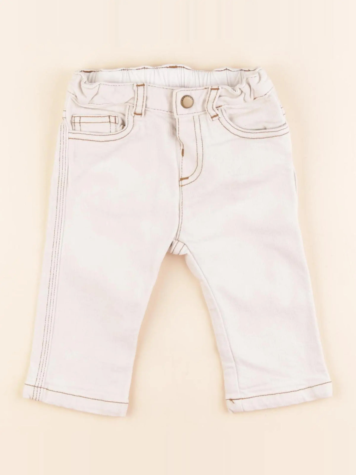 Bonpoint - jean beige - 6 mois