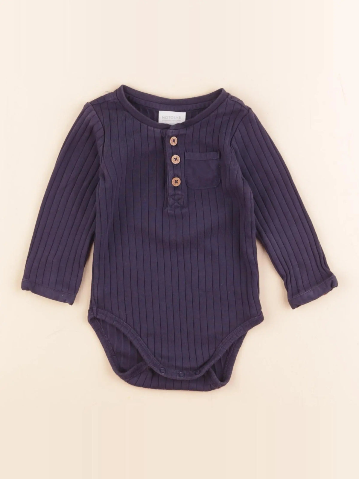 Natalys - body bleu - 6 mois